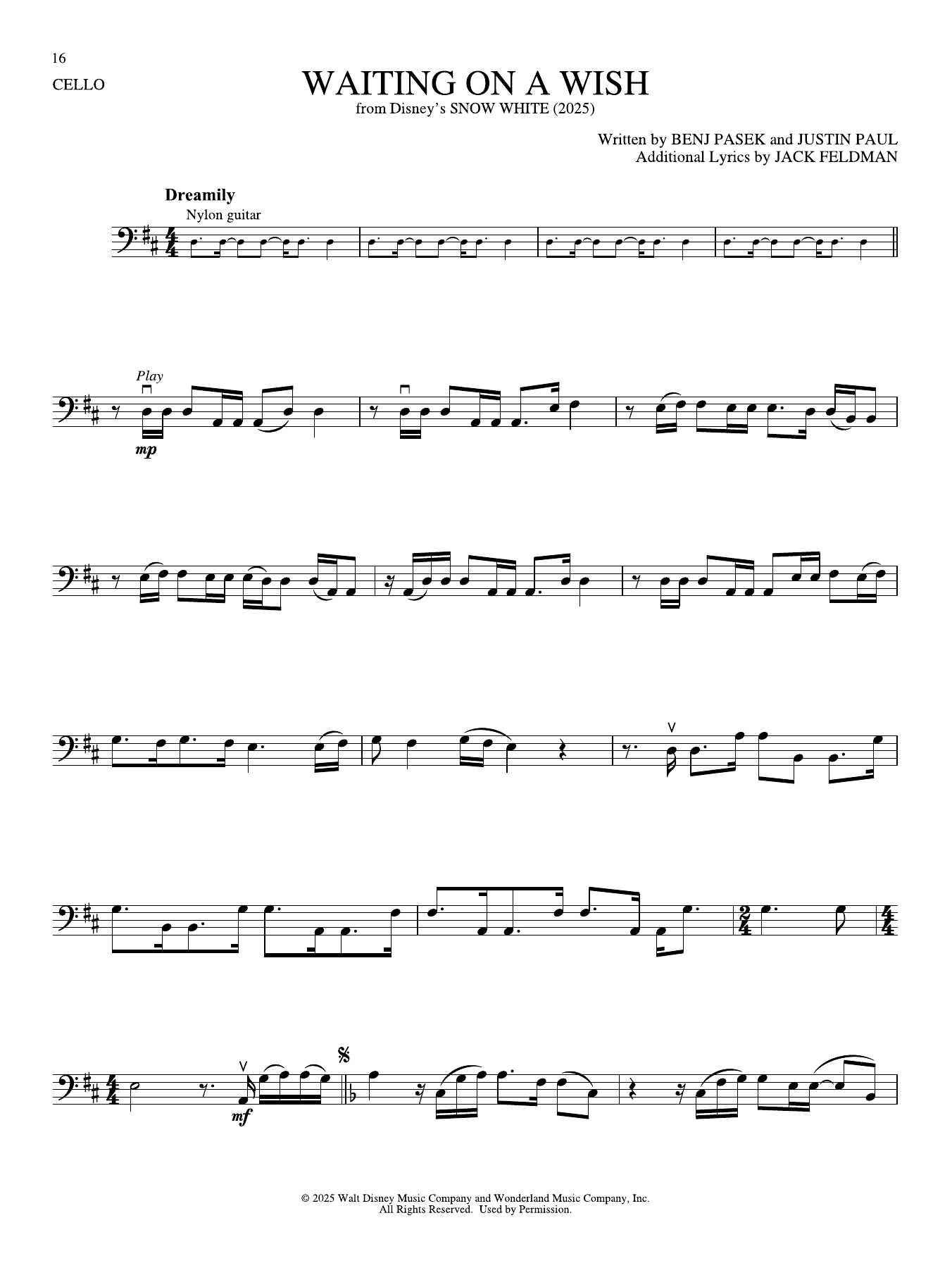 Waiting On A Wish (from Snow White) (2025)