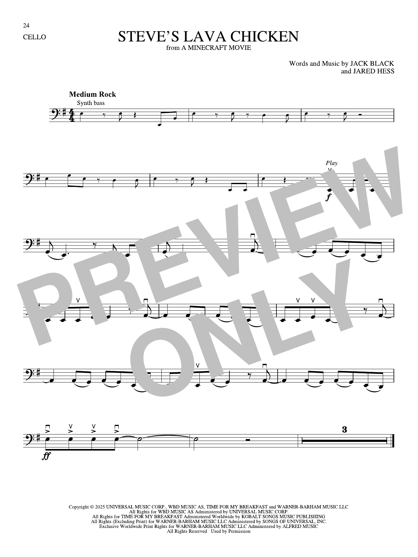 Steve's Lava Chicken (from A Minecraft Movie)