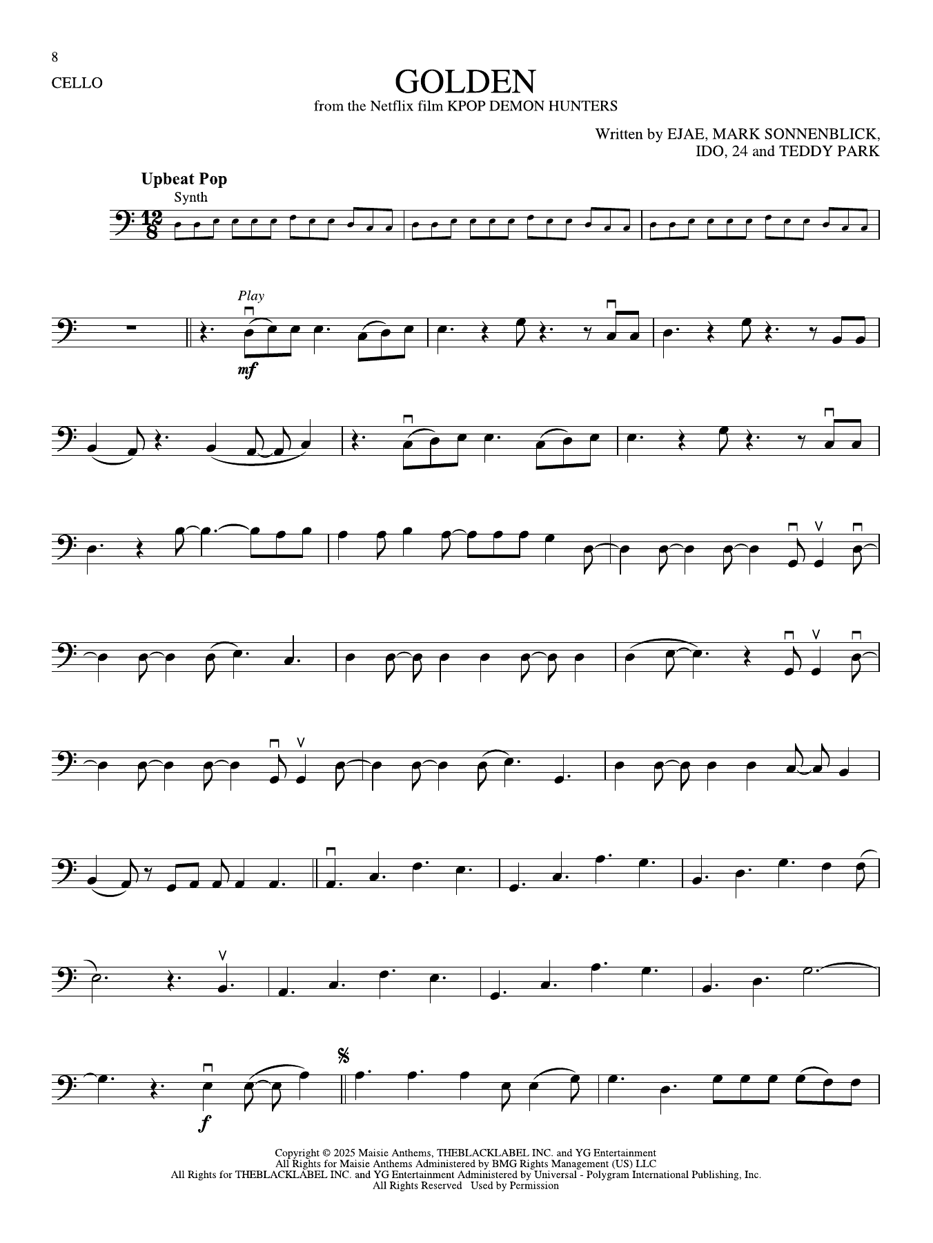 Golden (from KPop Demon Hunters)