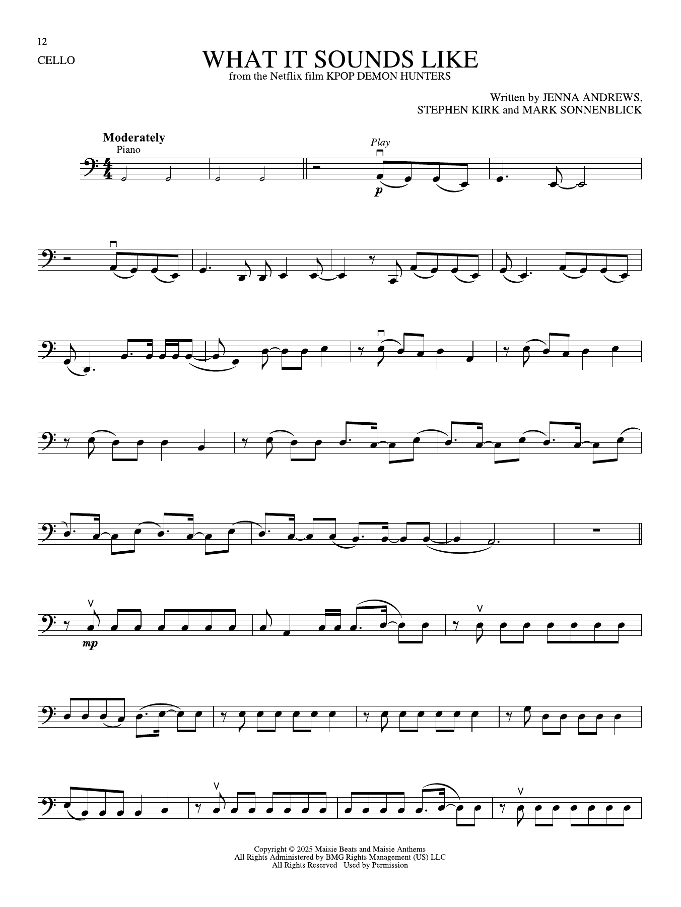 What It Sounds Like (from KPop Demon Hunters)