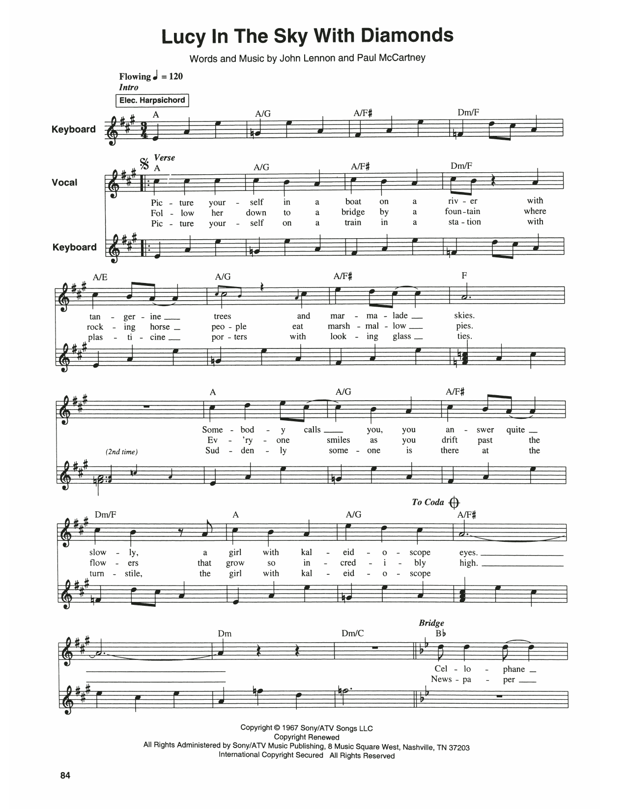 Lucy In The Sky With Diamonds