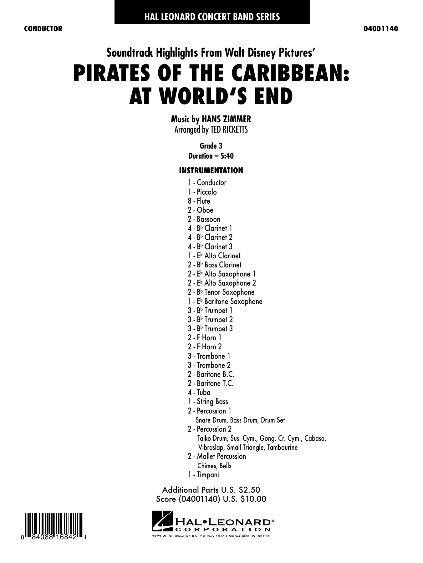 Pirates of the Caribbean: At World's End (Soundtrack Highlights) - Full Score