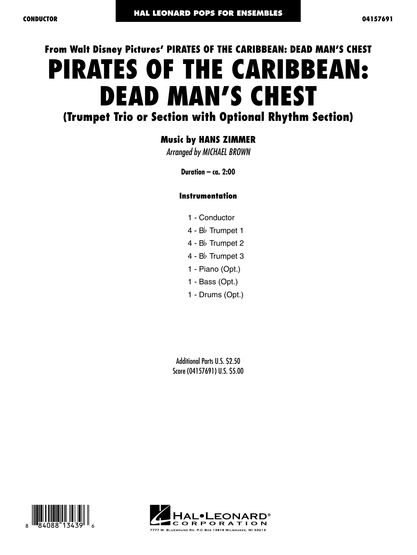 Pirates of the Caribbean - Dead Man's Chest - Full Score