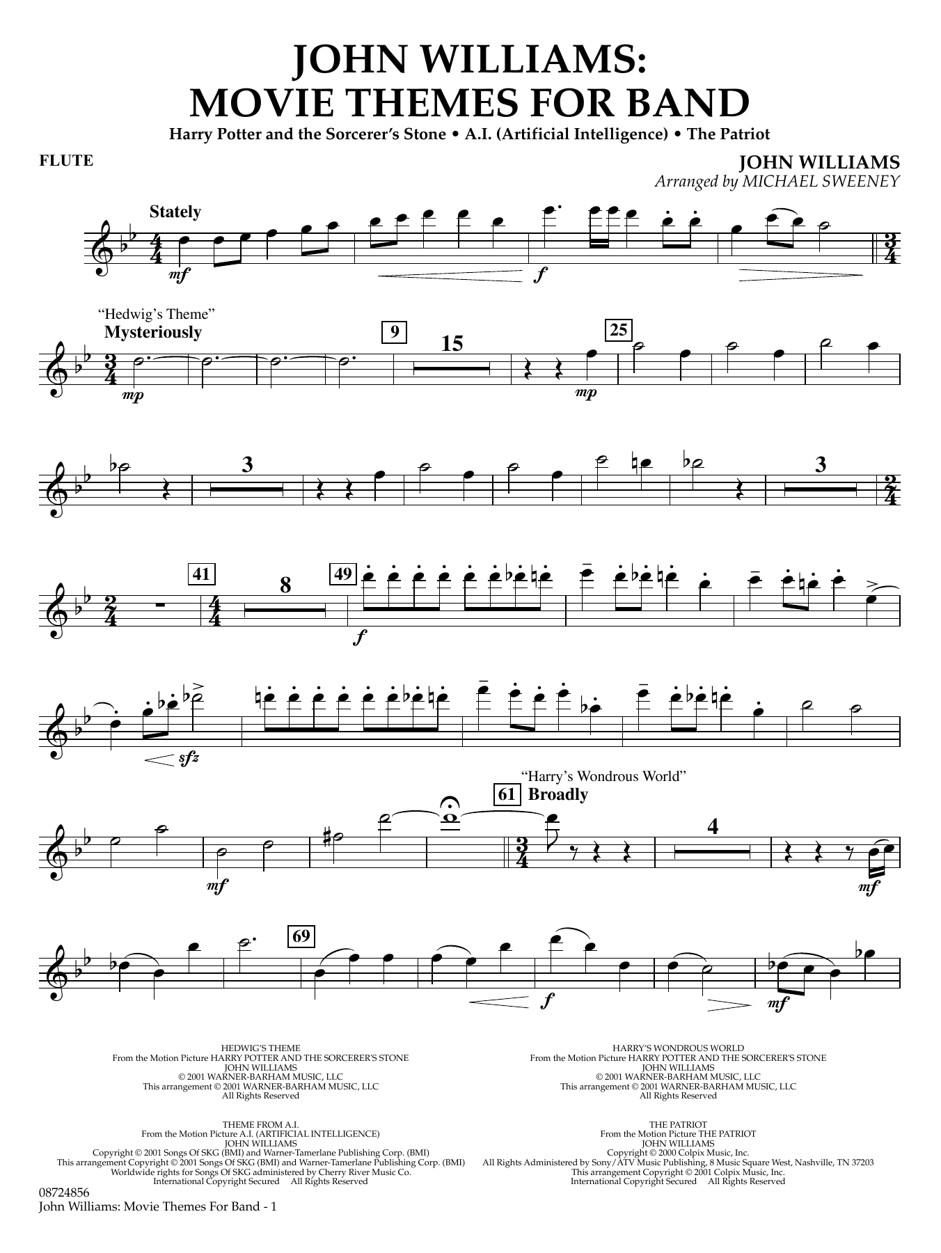 John Williams: Movie Themes for Band - Flute