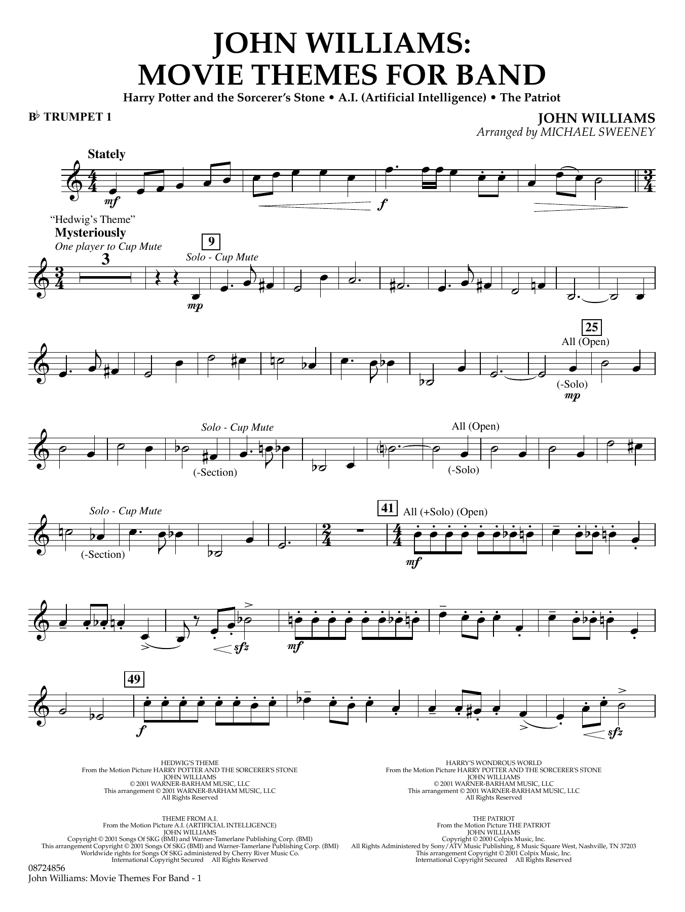 John Williams: Movie Themes for Band - Bb Trumpet 1