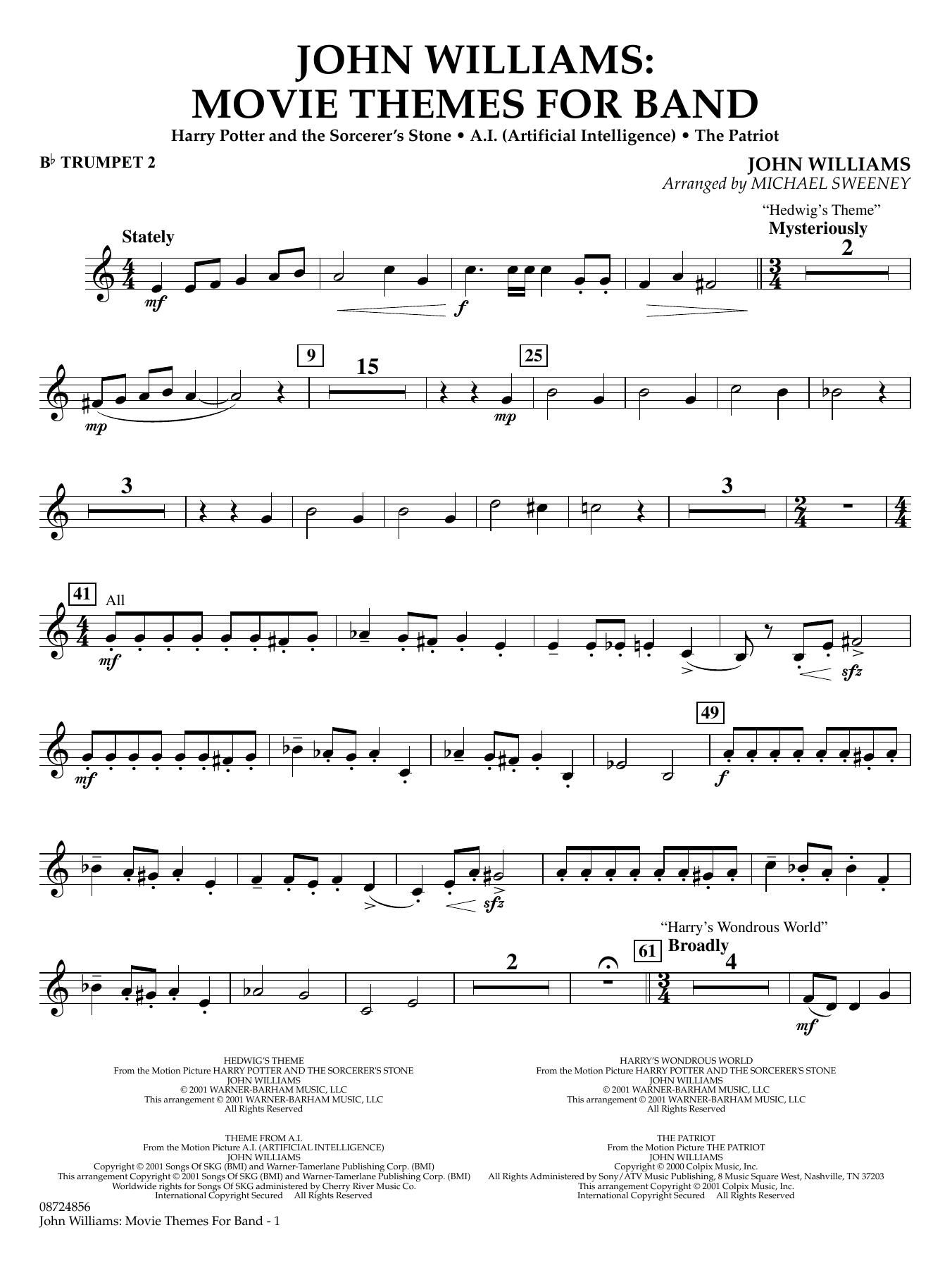 John Williams: Movie Themes for Band - Bb Trumpet 2