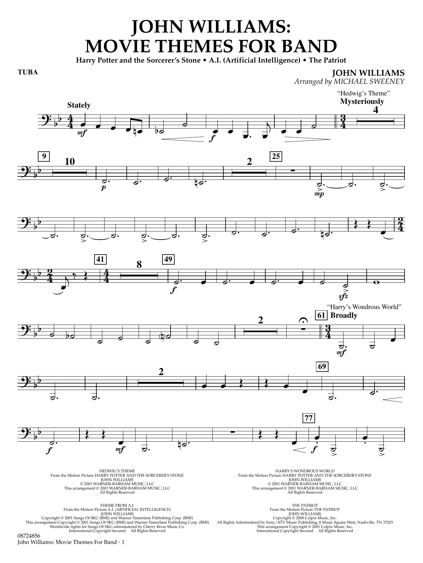 John Williams: Movie Themes for Band - Tuba