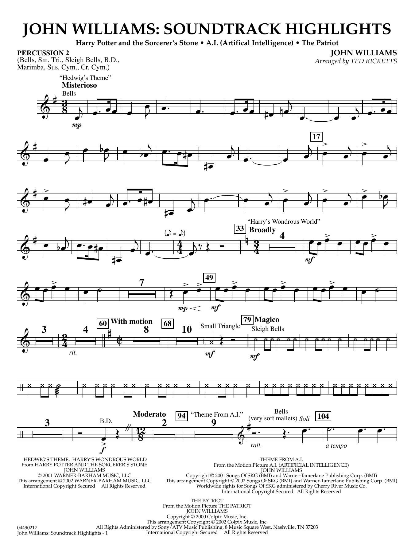 John Williams - Soundtrack Highlights - Percussion 2