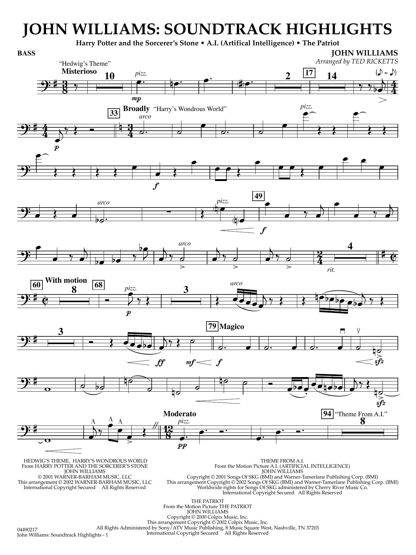 John Williams - Soundtrack Highlights - String Bass