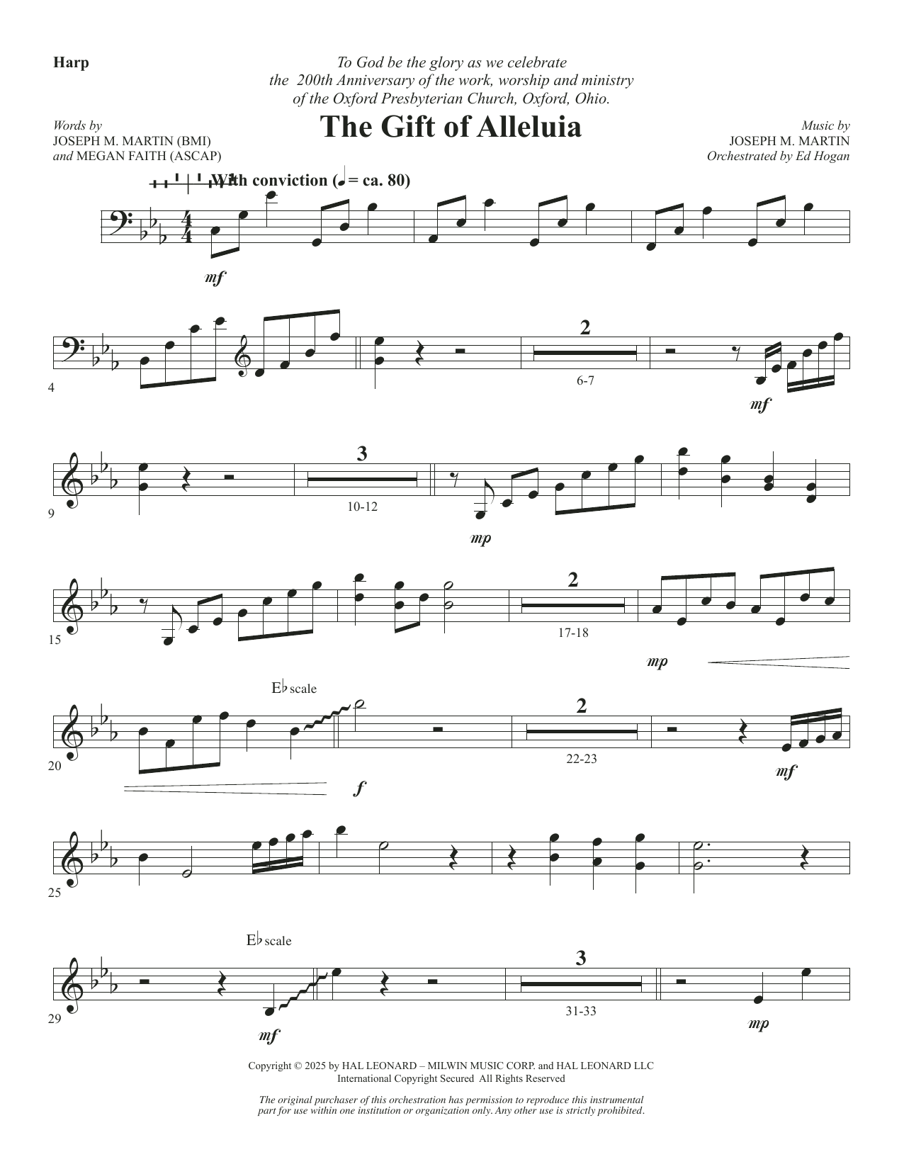 The Gift Of Alleluia - Harp