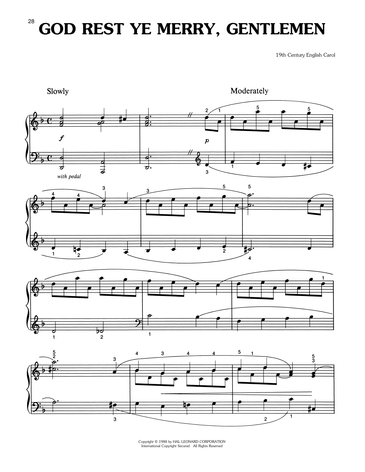 God Rest Ye Merry, Gentlemen