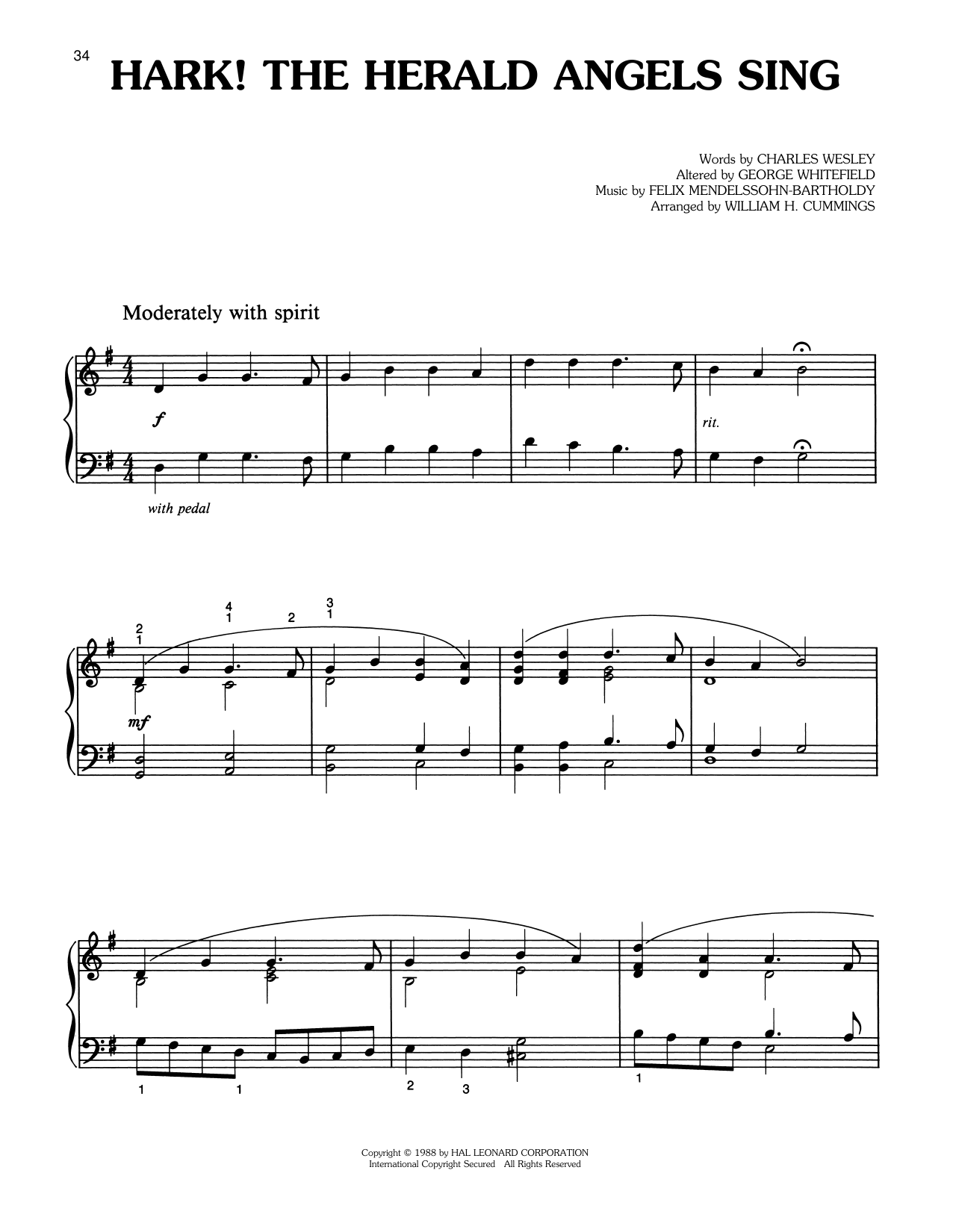 Hark! The Herald Angels Sing