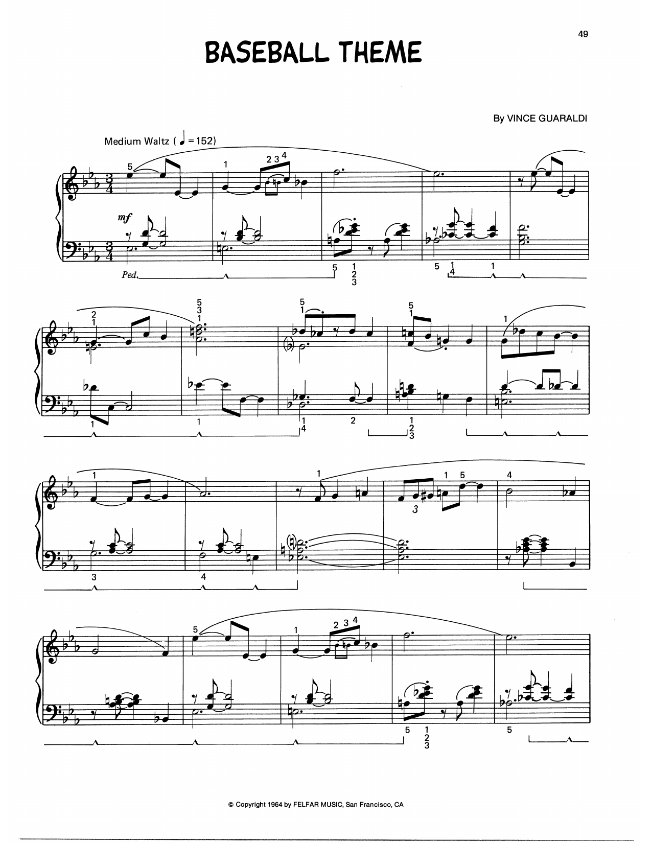 Baseball Theme (arr. Lee Evans)