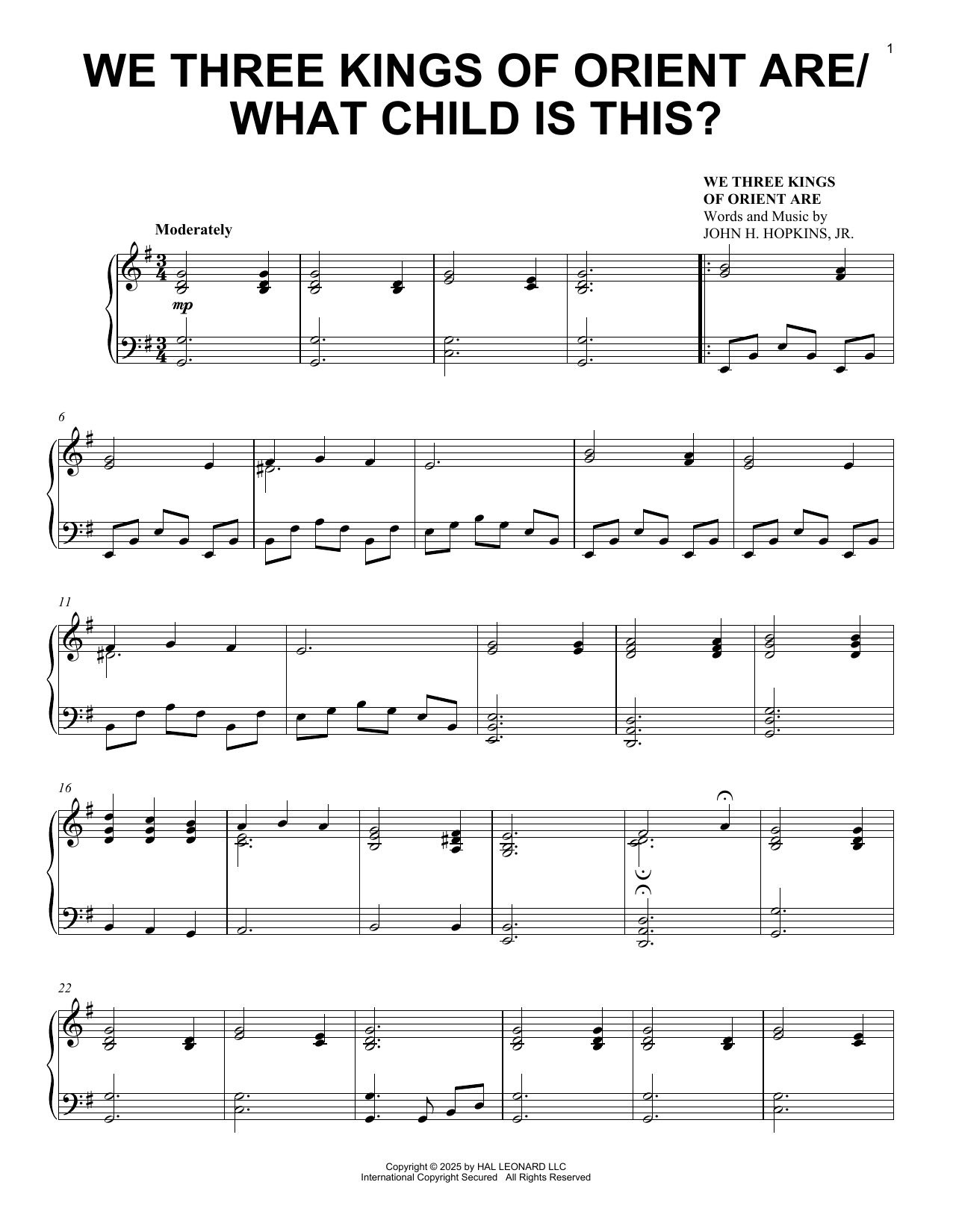 We Three Kings Of Orient Are with What Child Is This?