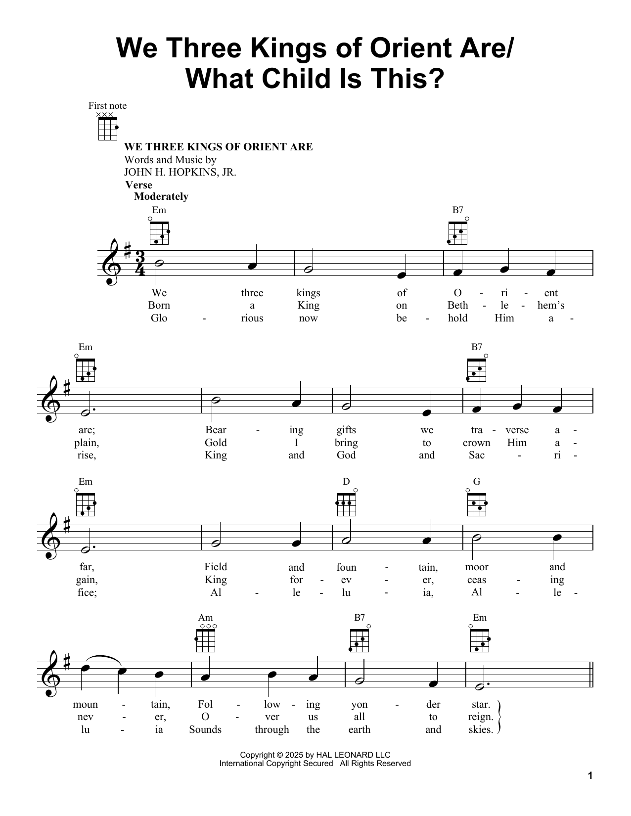 We Three Kings Of Orient Are with What Child Is This?