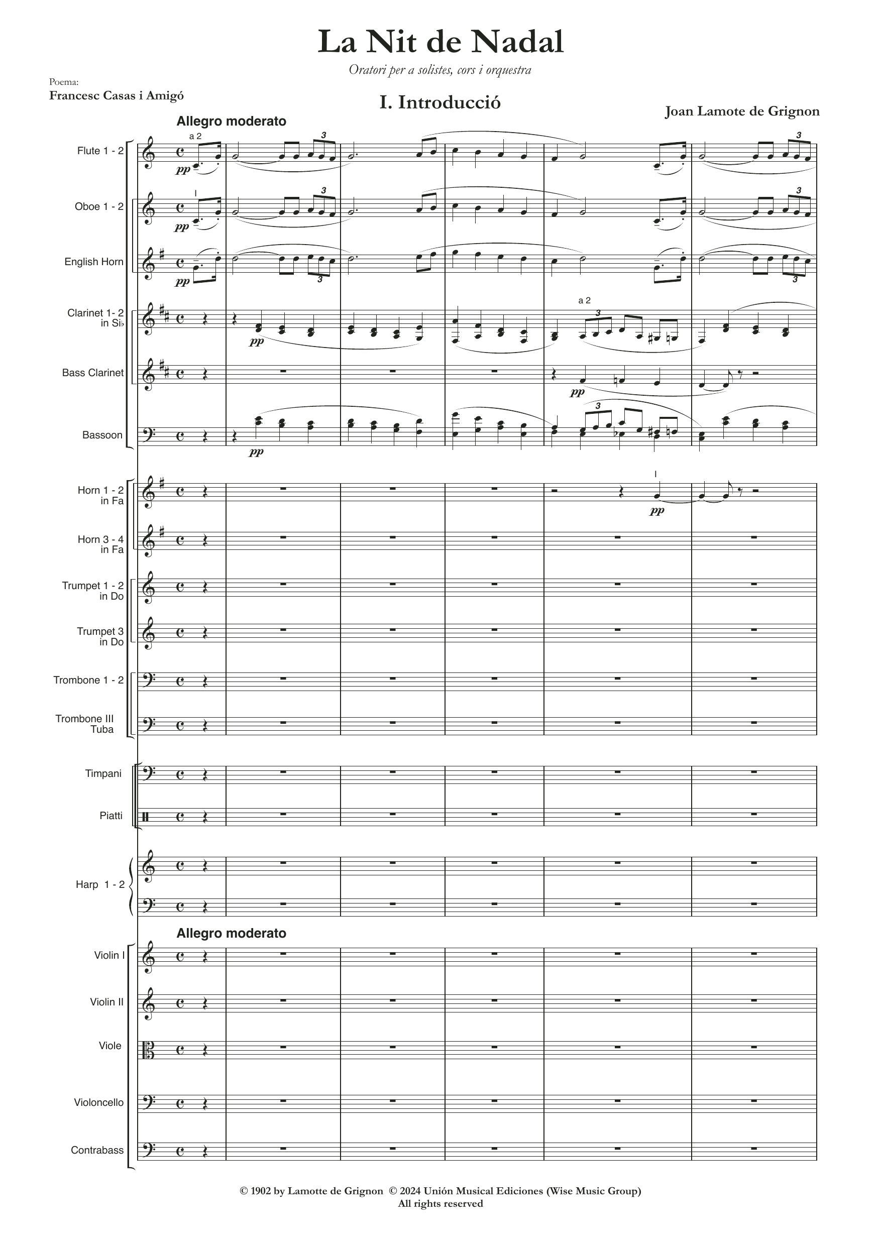 La Nit de Nadal: Choral Octavo