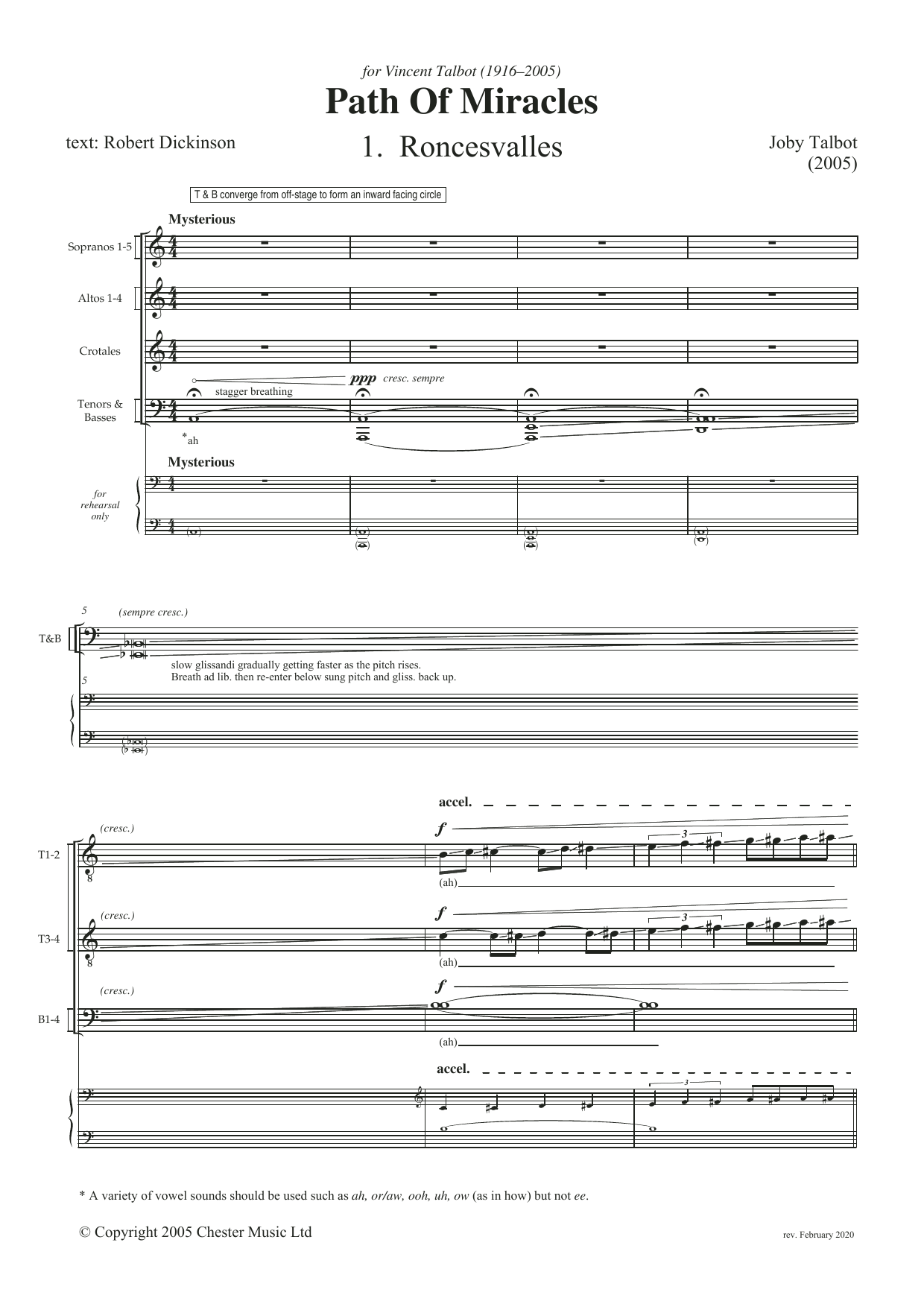 Roncesvalles (from Path of Miracles): Mixed Choral Octavo