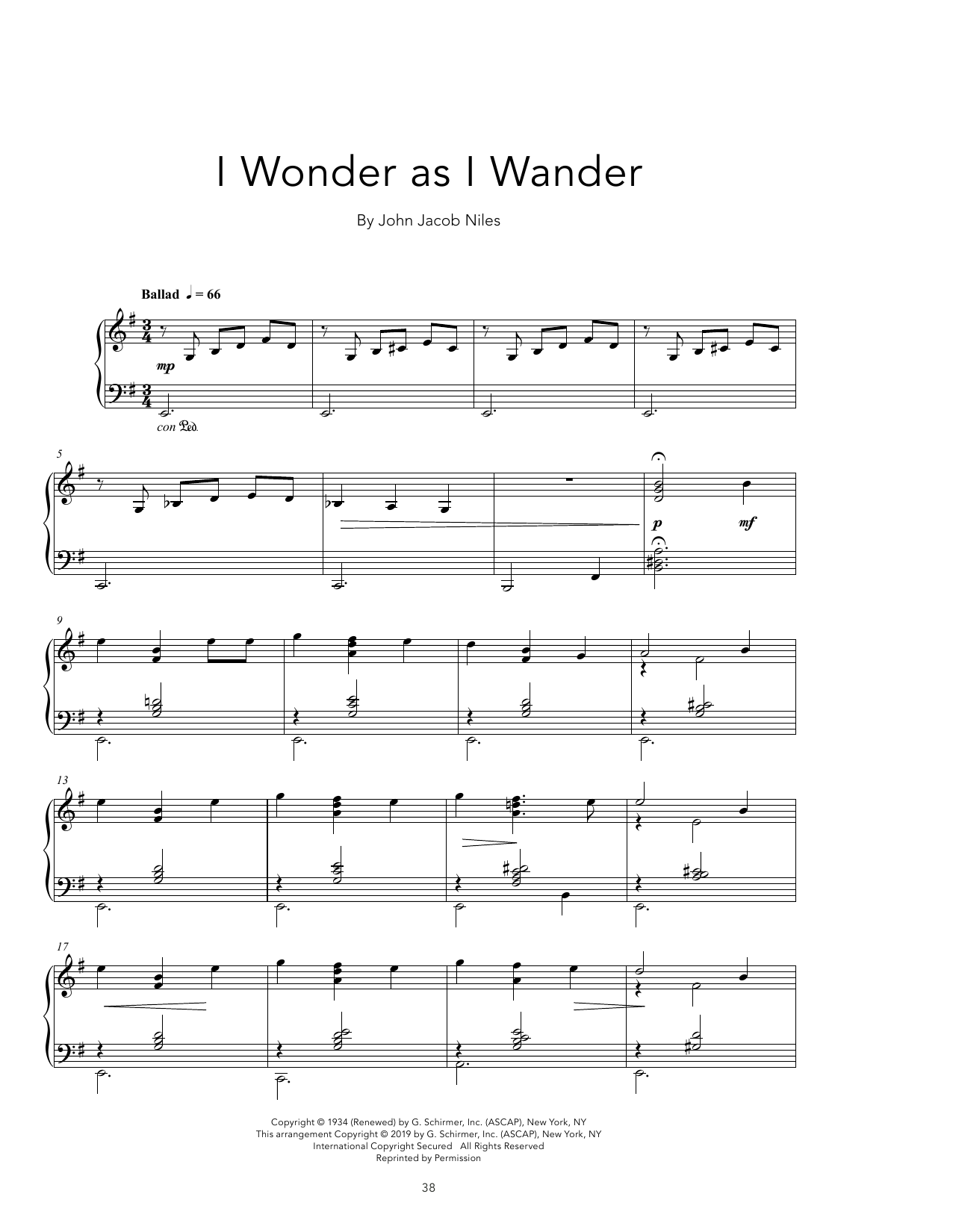 I Wonder As I Wander [Peaceful version]