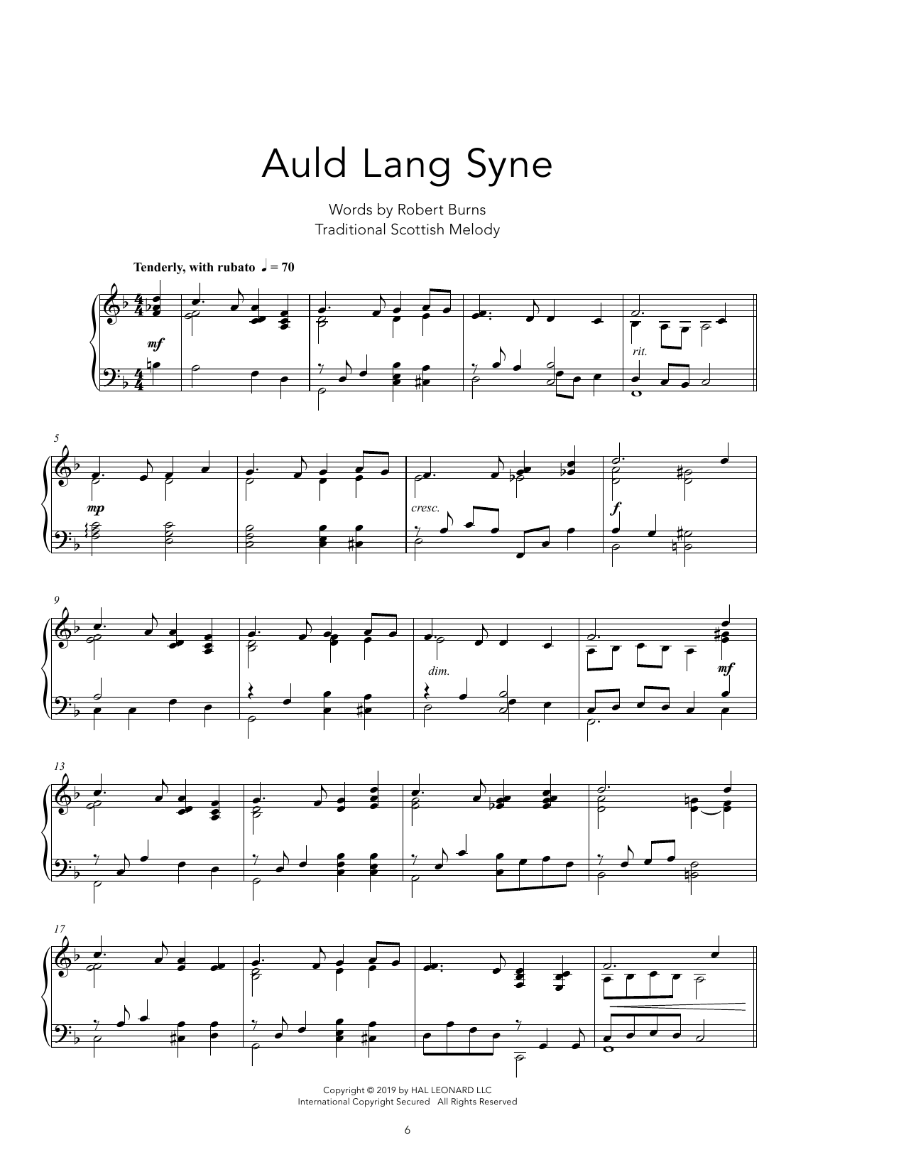 Auld Lang Syne [Peaceful version]