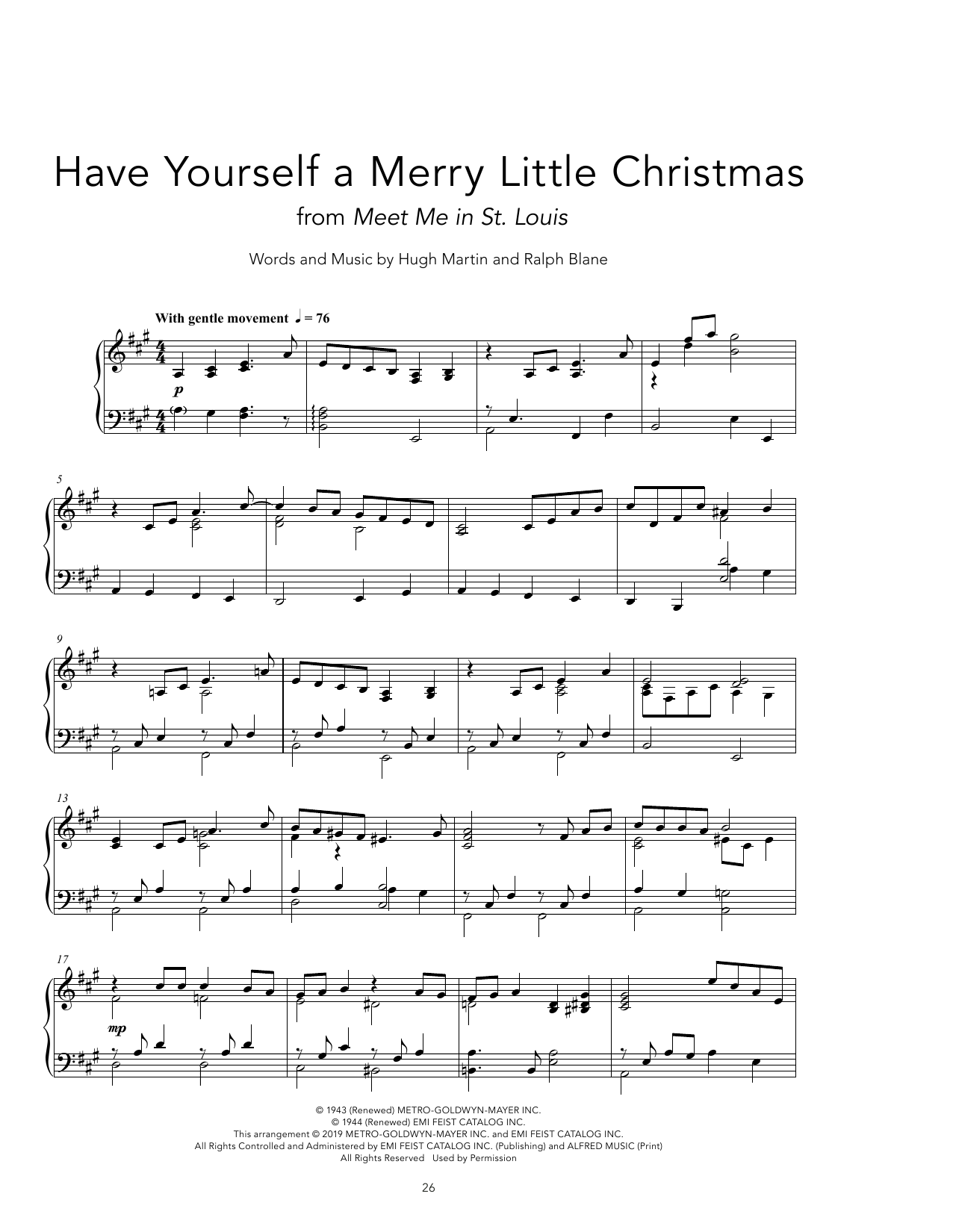Have Yourself A Merry Little Christmas [Peaceful version]