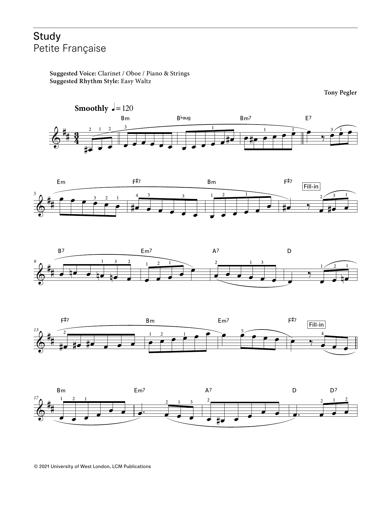 Petite Française (from LCME Electronic Keyboard Study Grade 4): Piano Solo