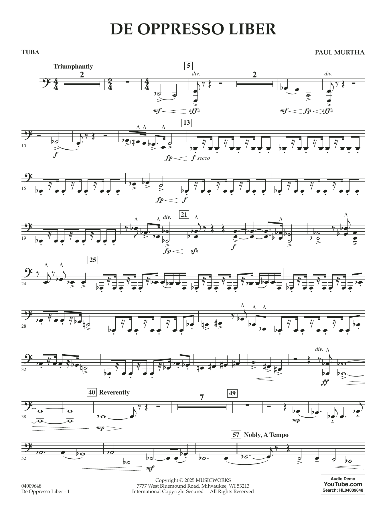 De Oppresso Liber - Tuba