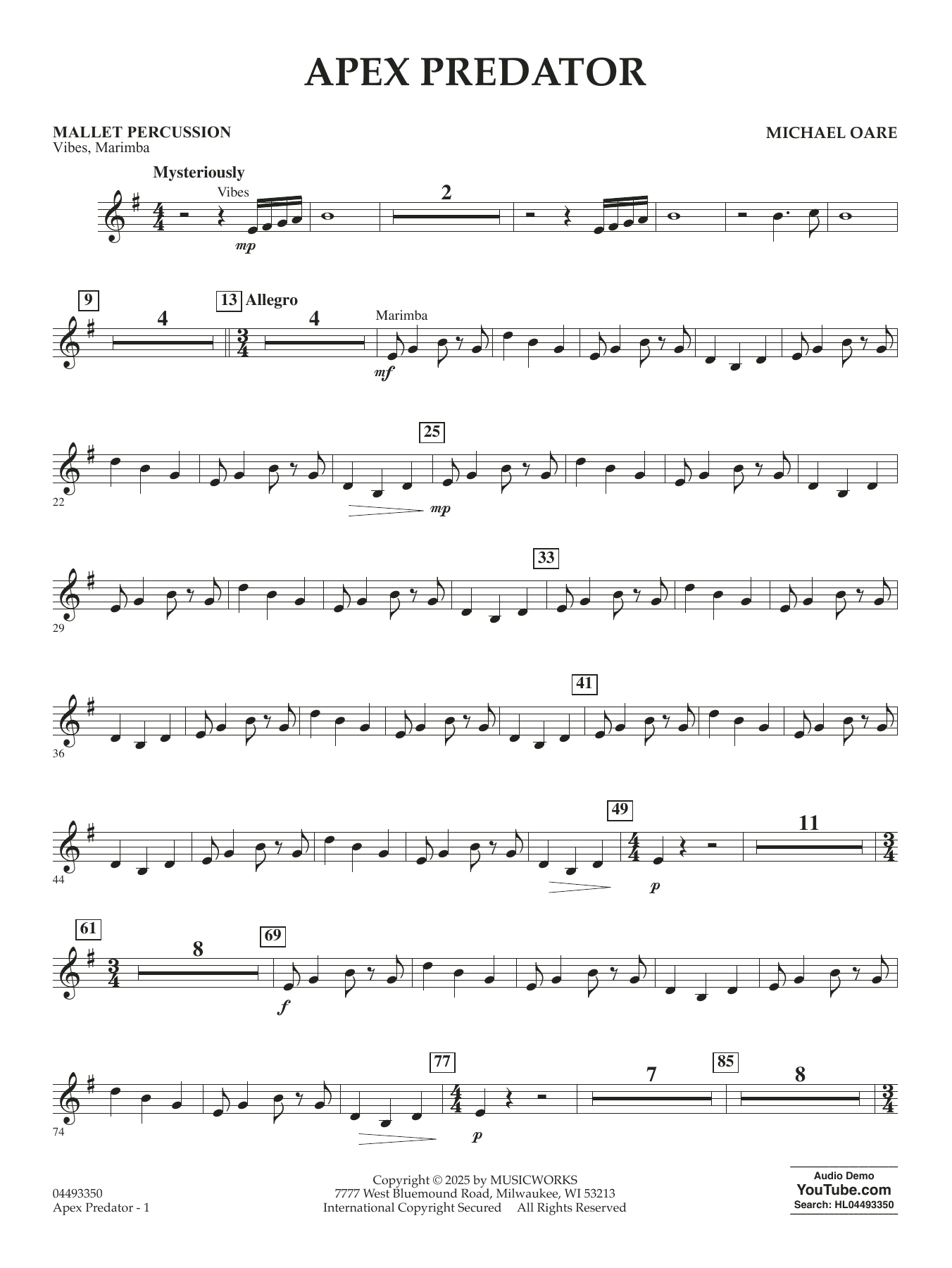 Apex Predator - Mallet Percussion