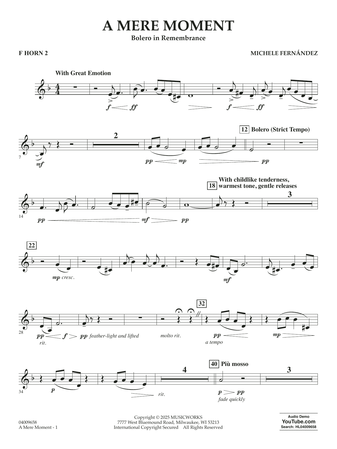 A Mere Moment - F Horn 2