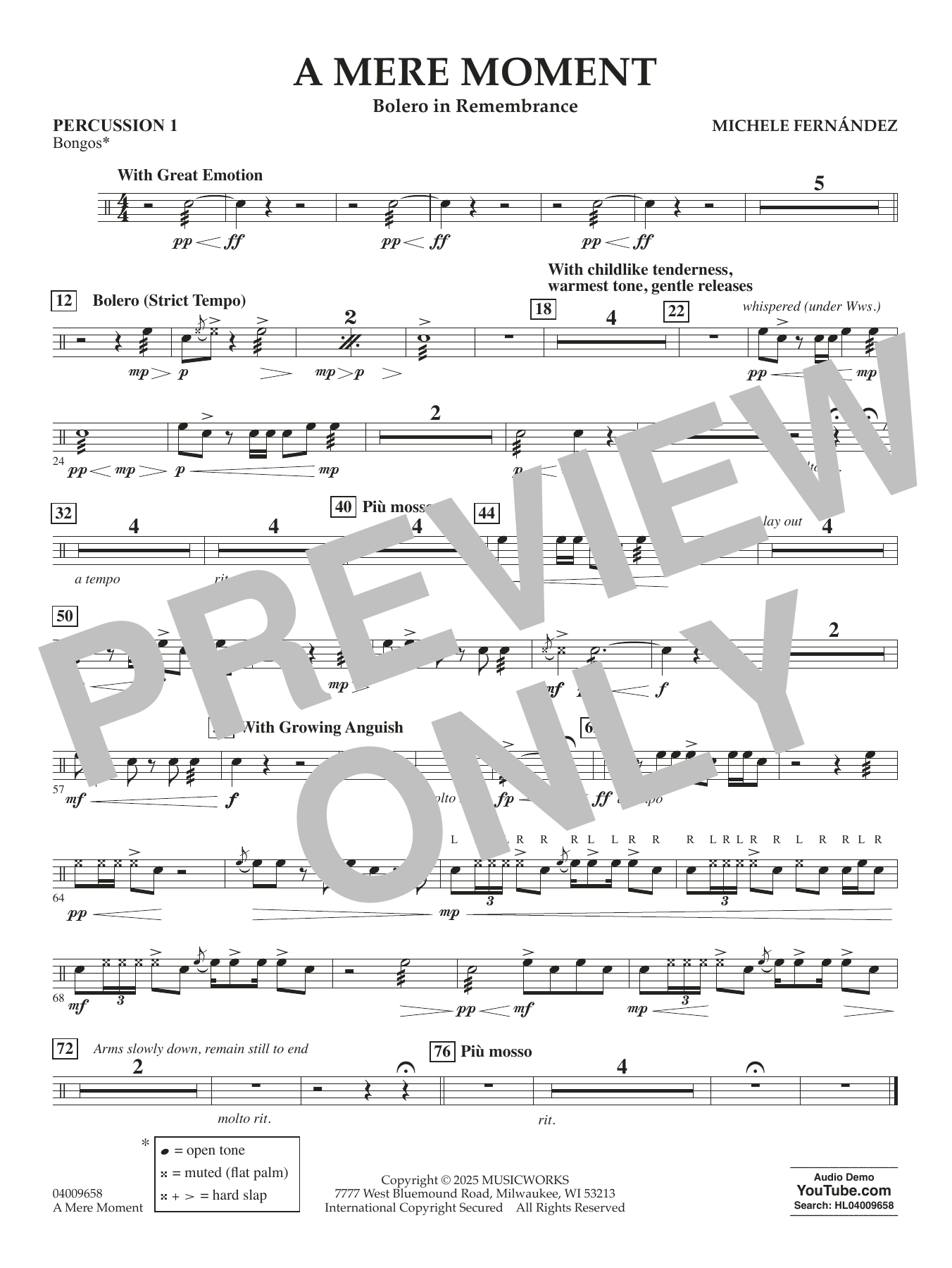 A Mere Moment - Percussion 1