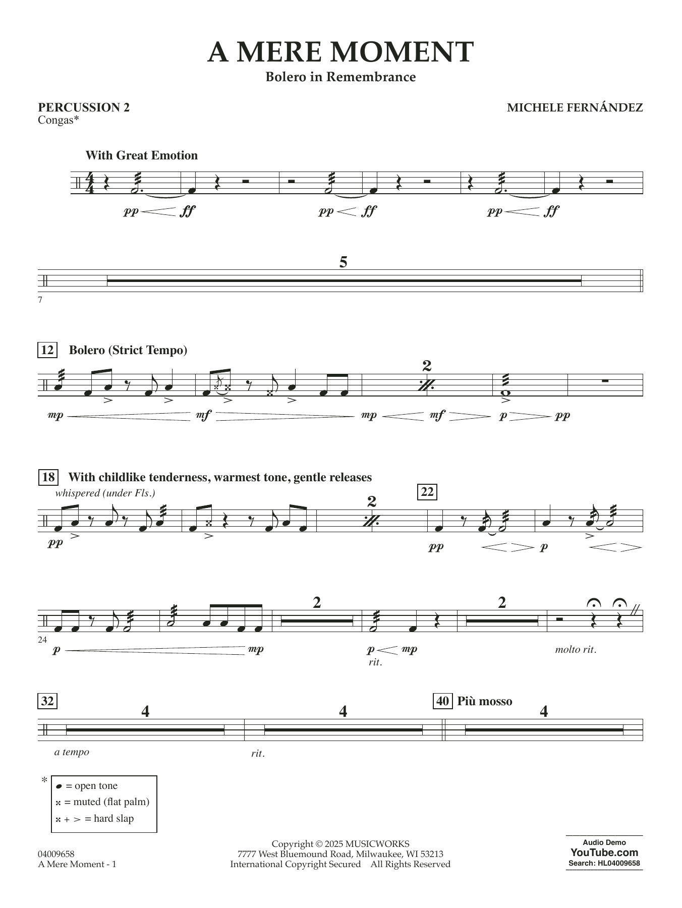 A Mere Moment - Percussion 2