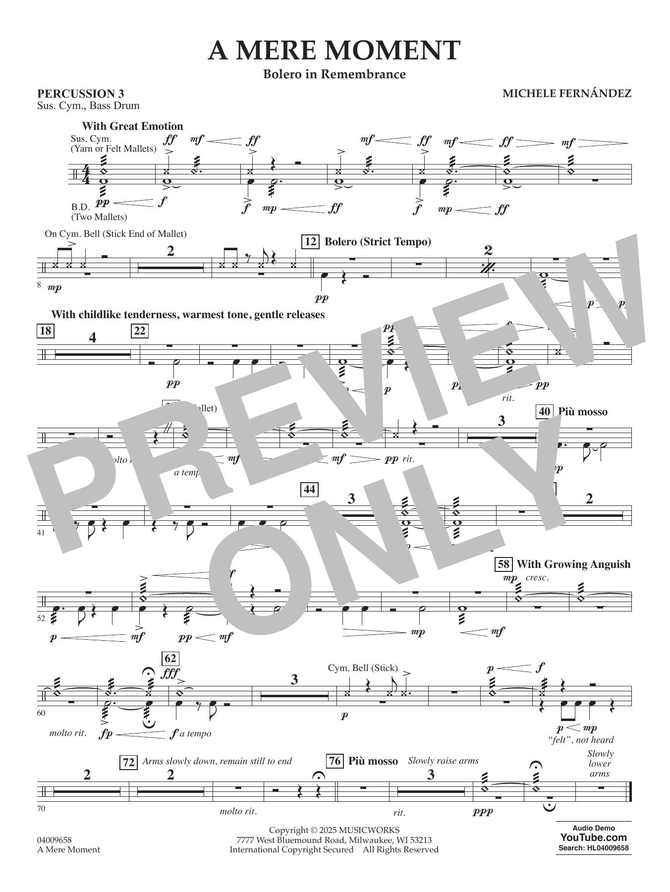 A Mere Moment - Percussion 3