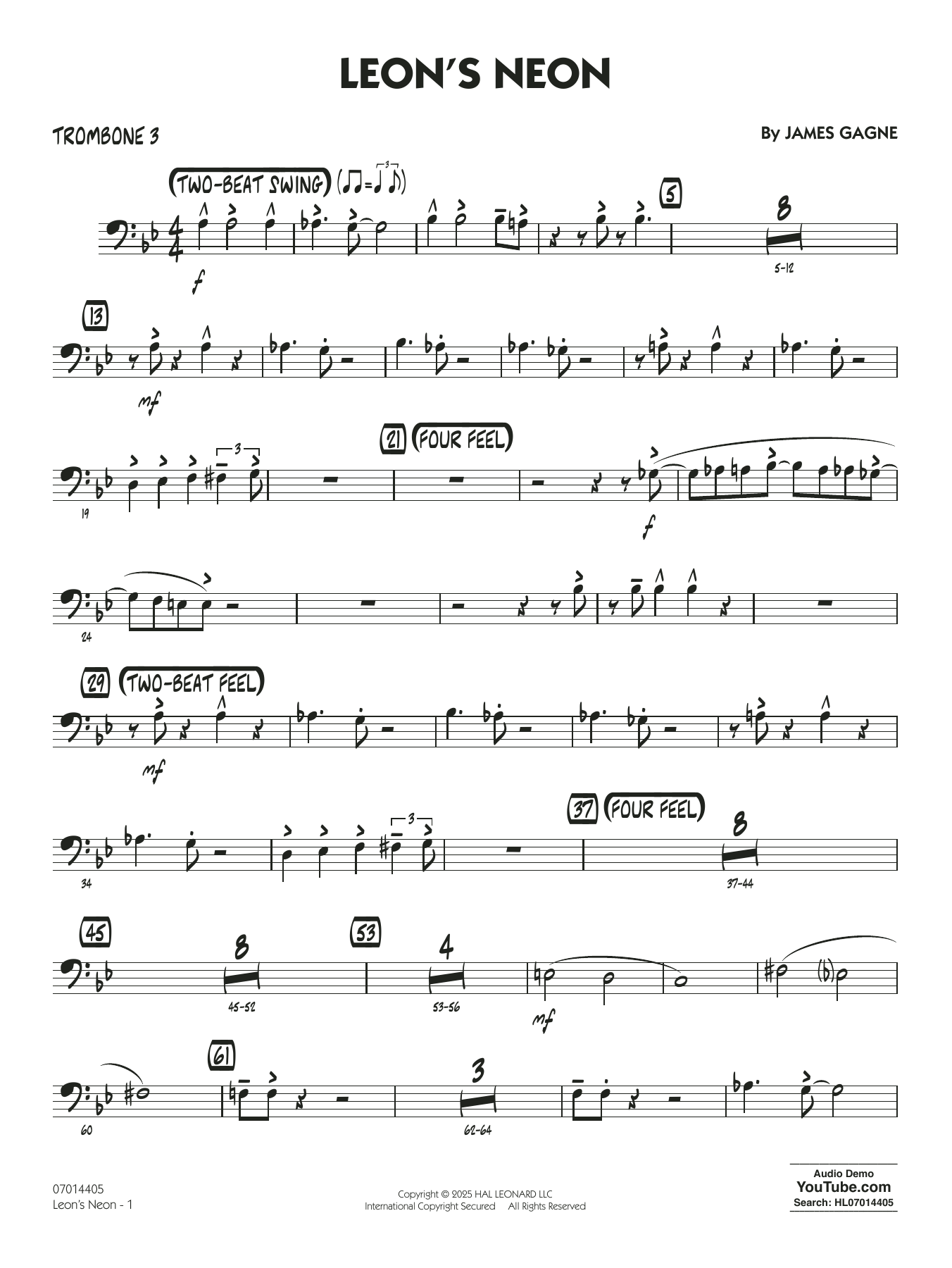 Leon's Neon - Trombone 3