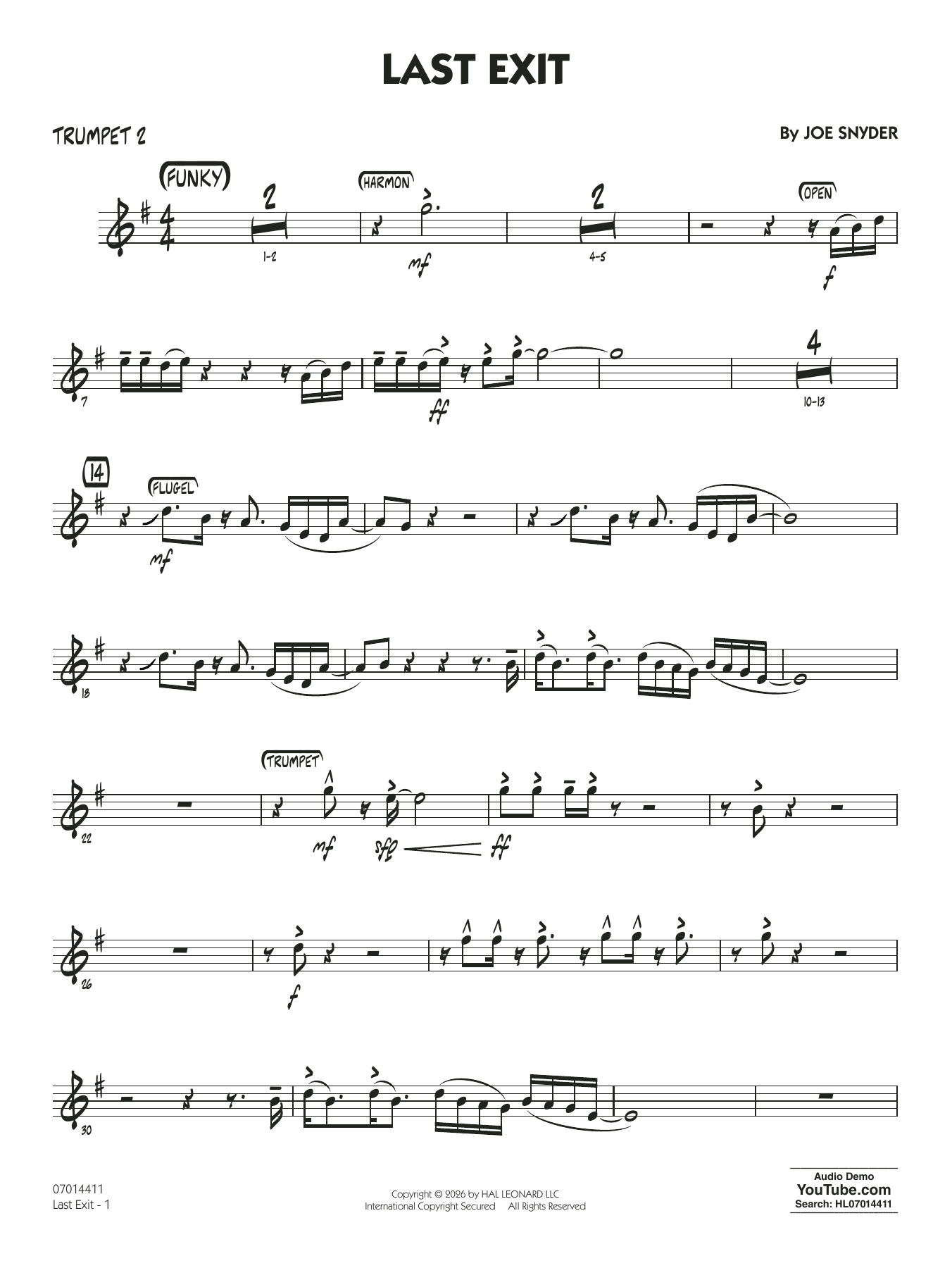 Last Exit - Trumpet 2