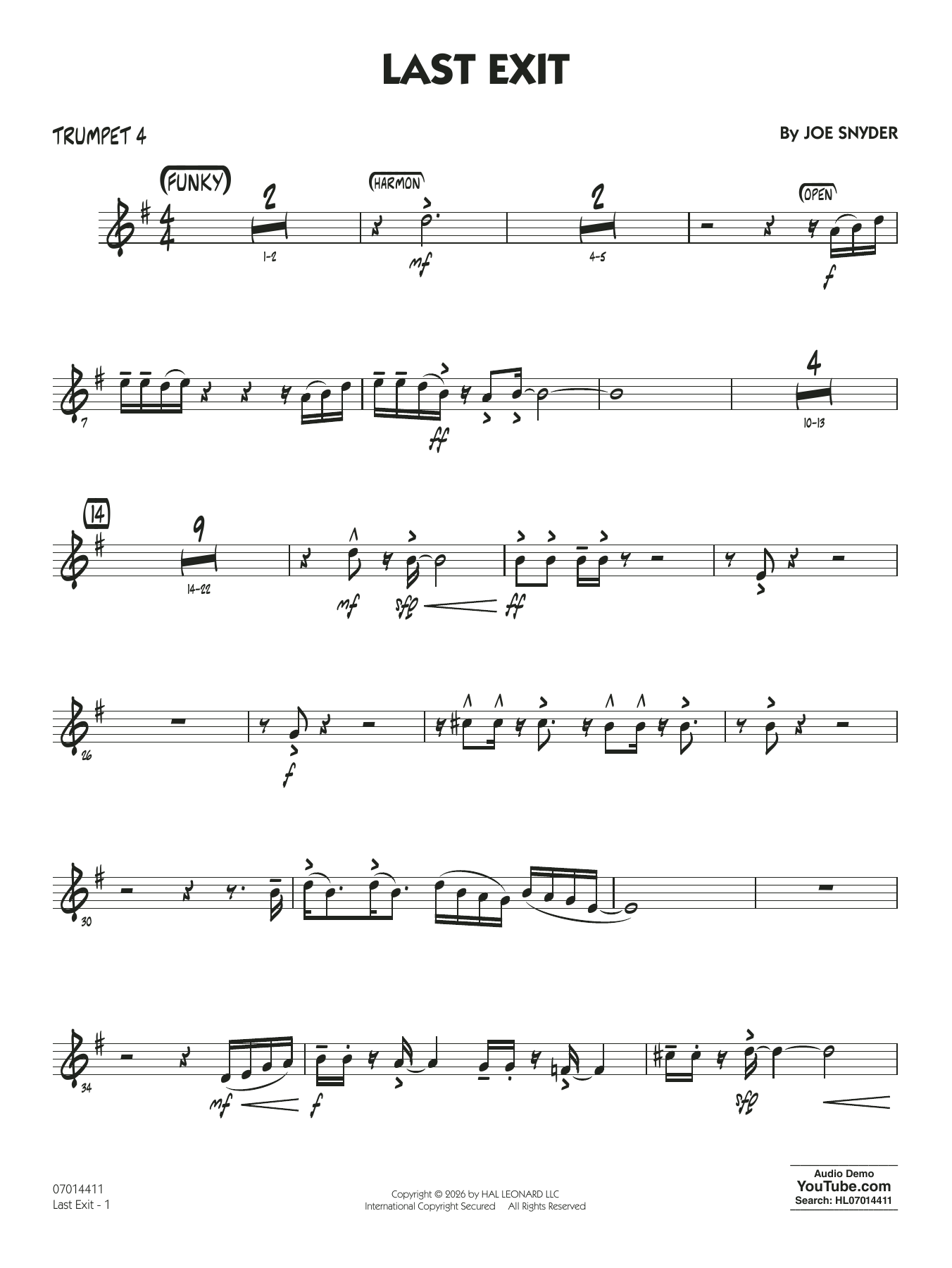 Last Exit - Trumpet 4