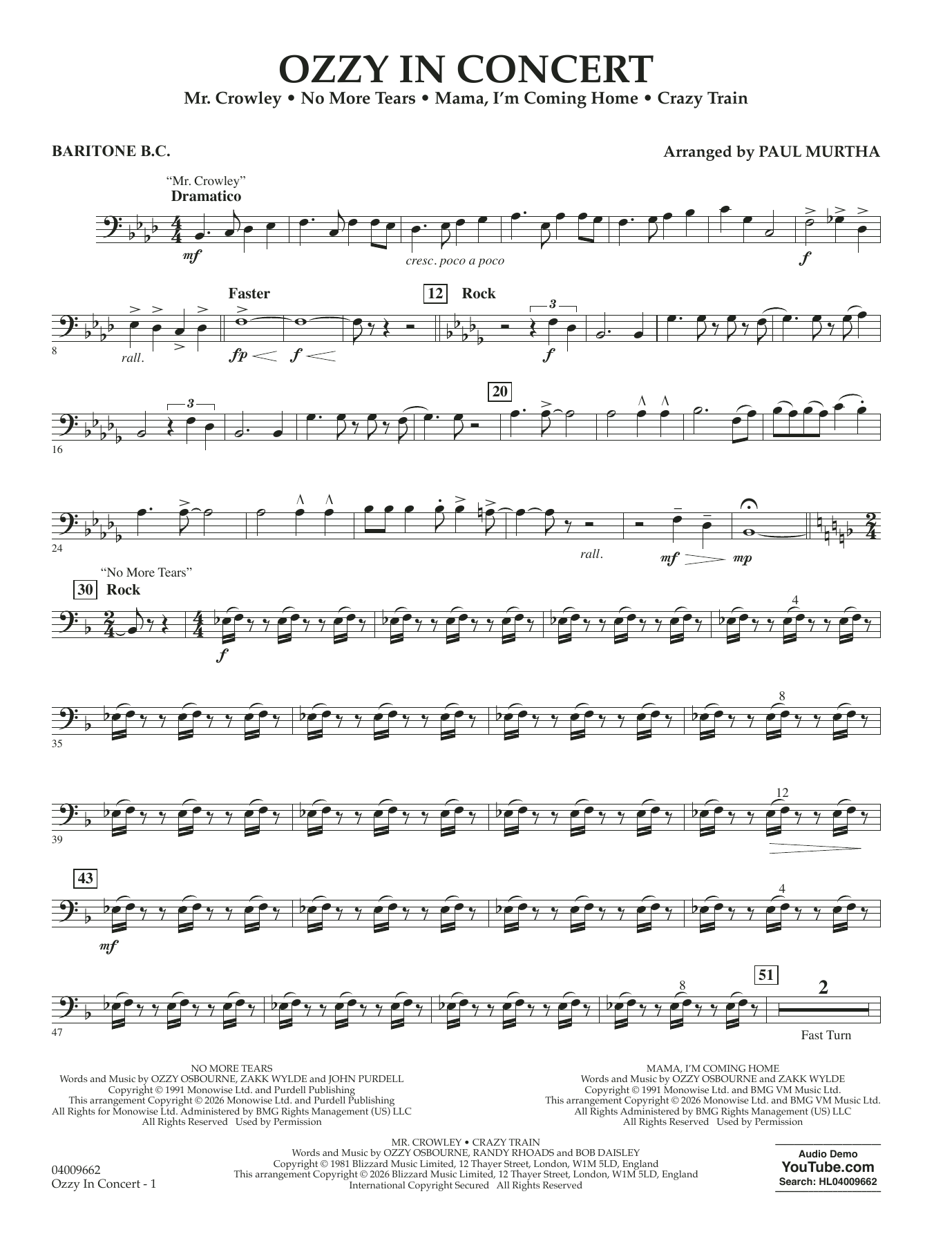 Ozzy In Concert - Baritone B.C.