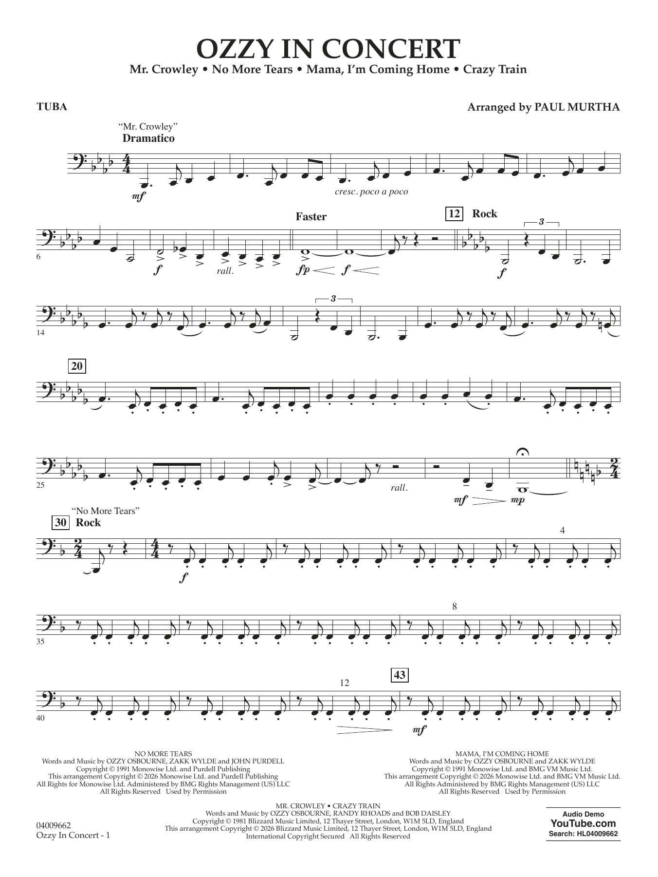 Ozzy In Concert - Tuba