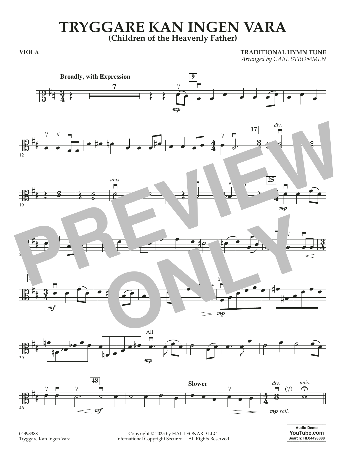 Tryggare Kan Ingen Vara - Viola