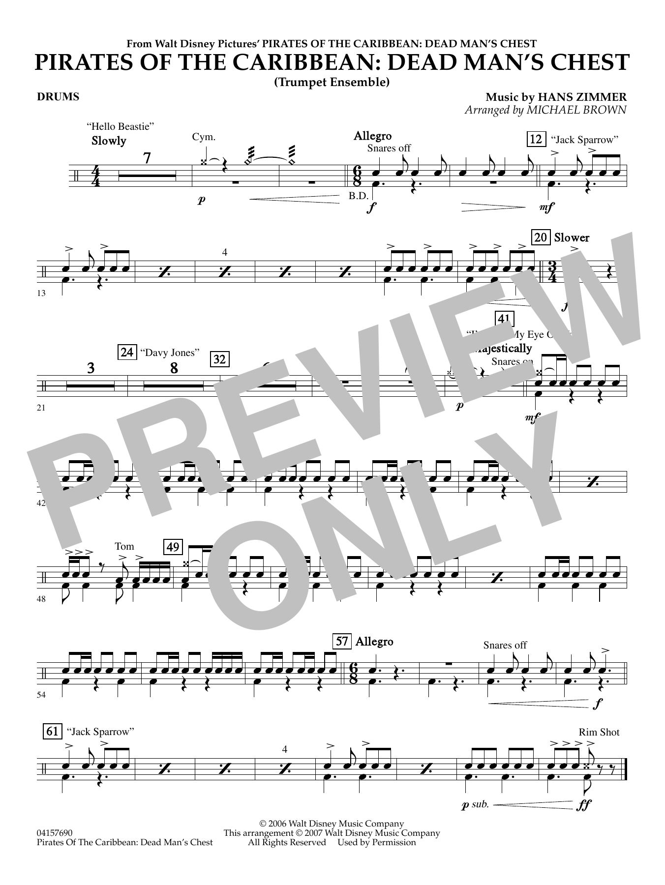 Pirates of the Caribbean - Dead Man's Chest - Piano