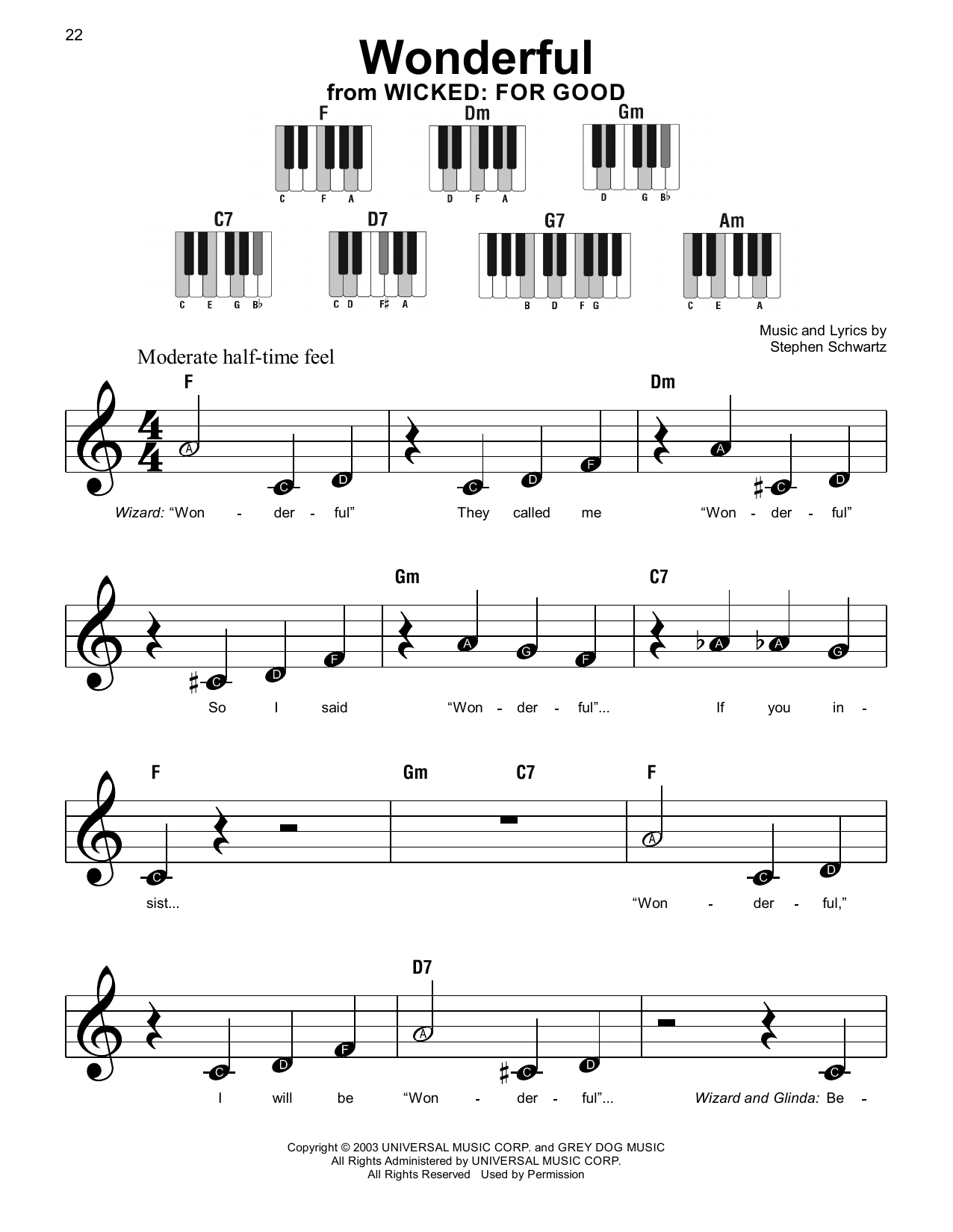 Wonderful (from Wicked: For Good)