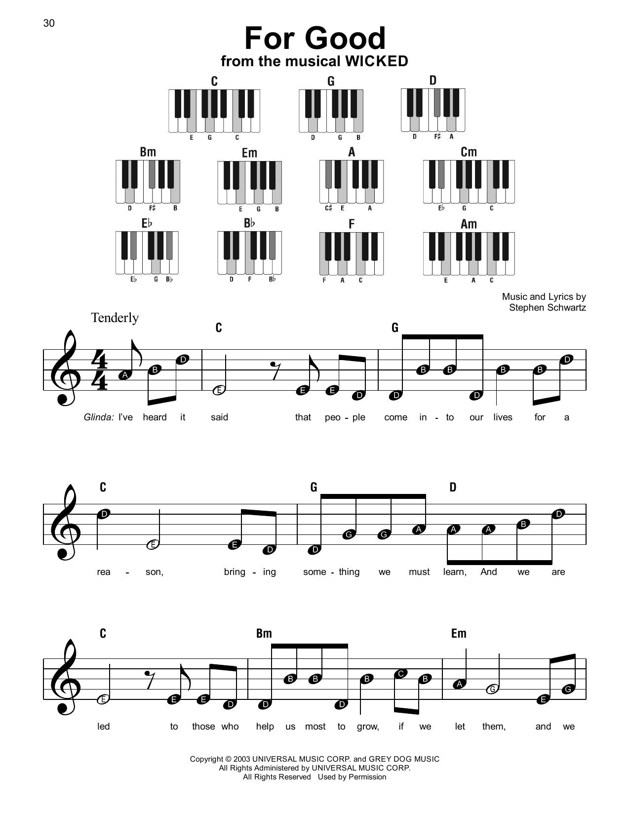 For Good (from Wicked: For Good)