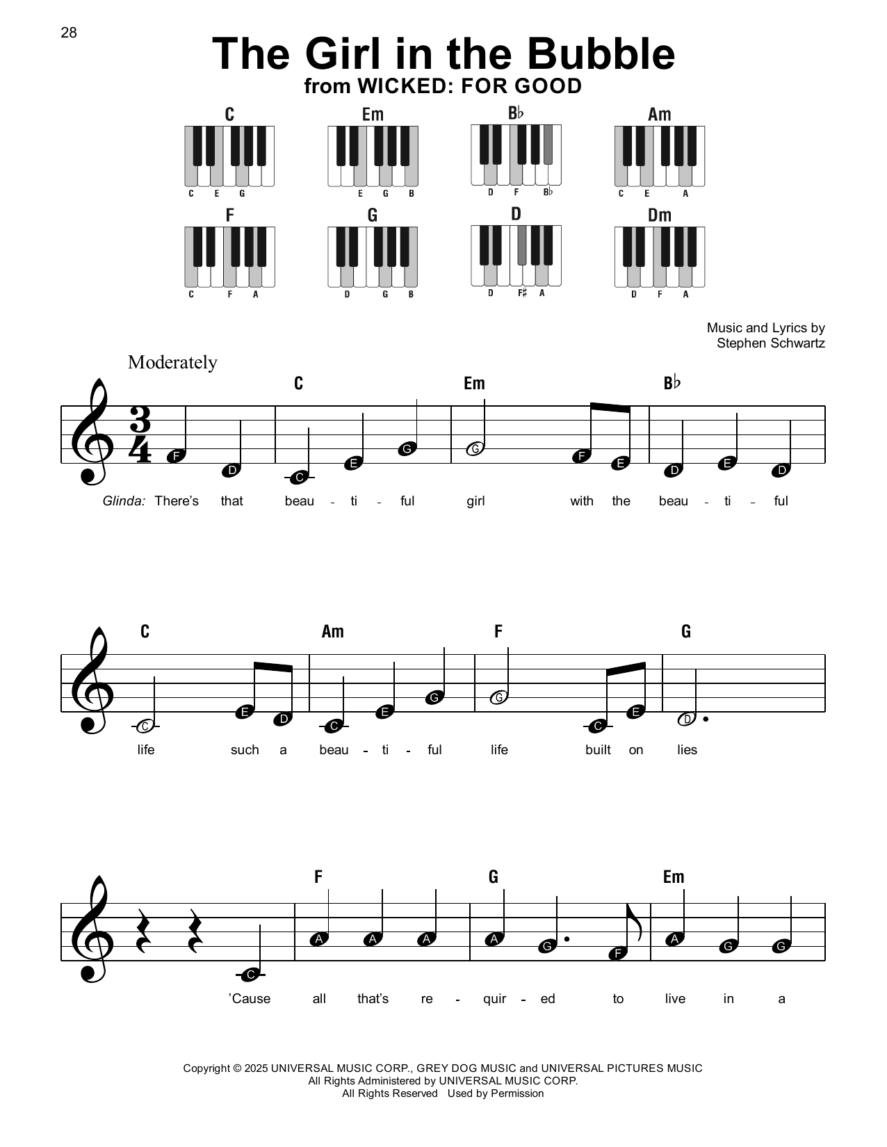 The Girl In The Bubble (from Wicked: For Good)