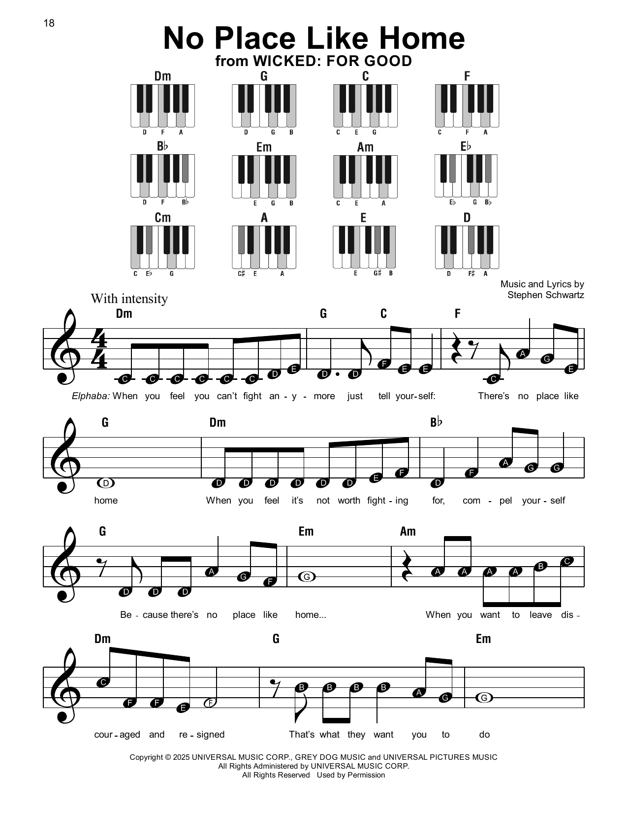 No Place Like Home (from Wicked: For Good)