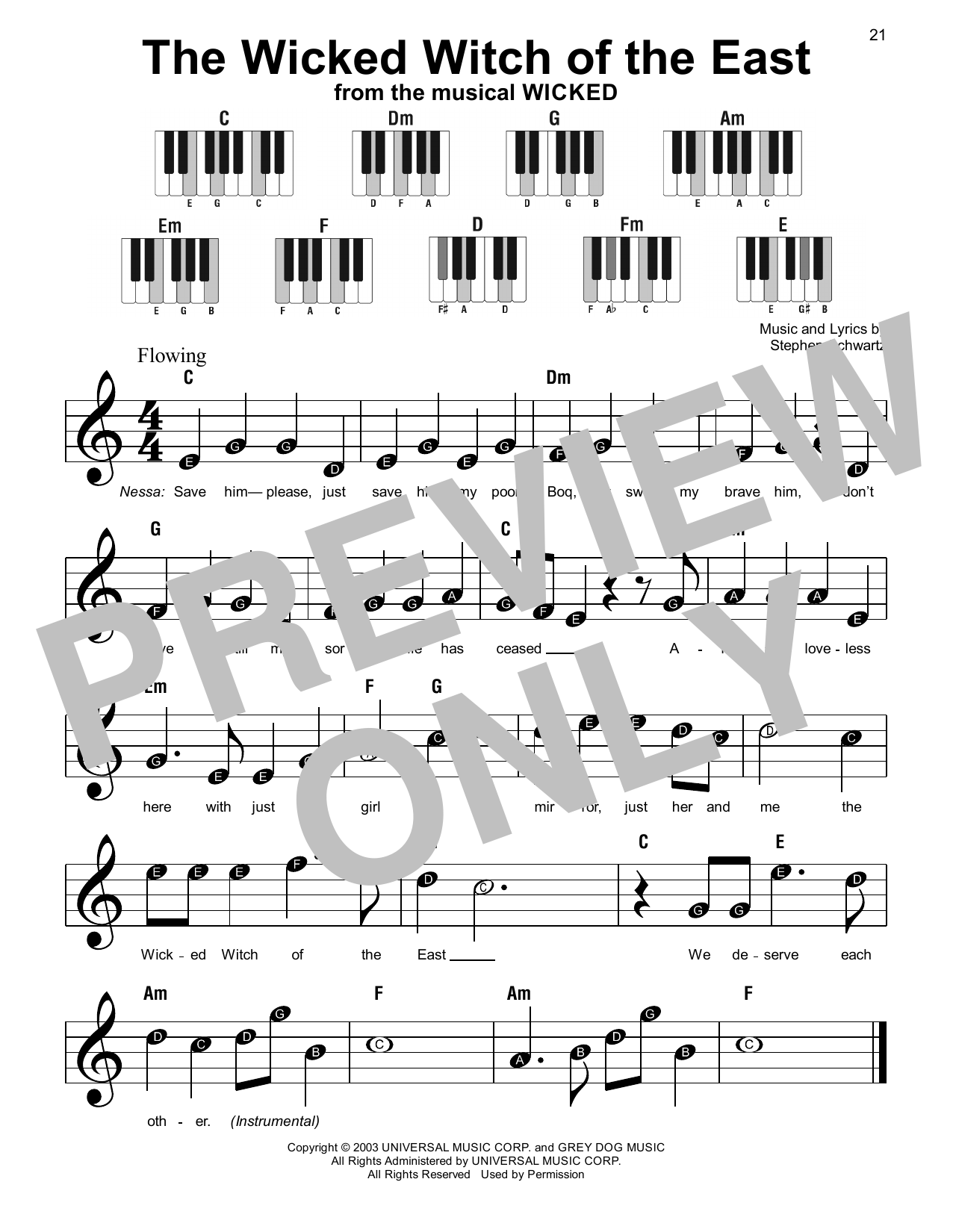 The Wicked Witch Of The East (from Wicked: For Good)