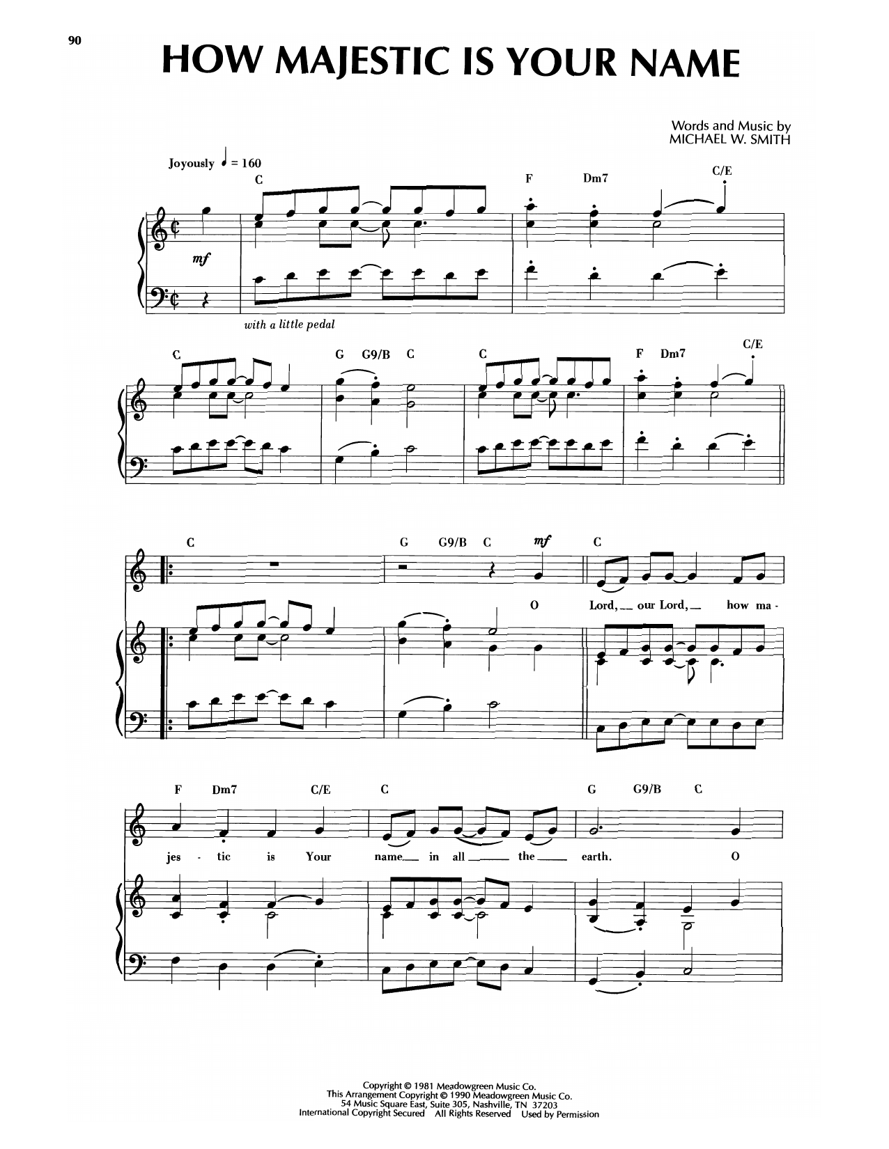 How Majestic Is Your Name