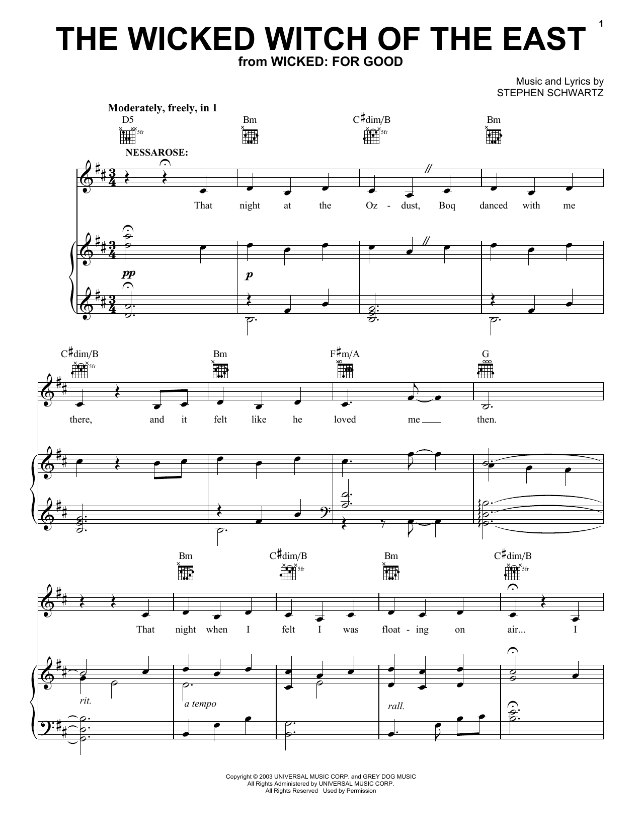 The Wicked Witch Of The East (from Wicked: For Good)