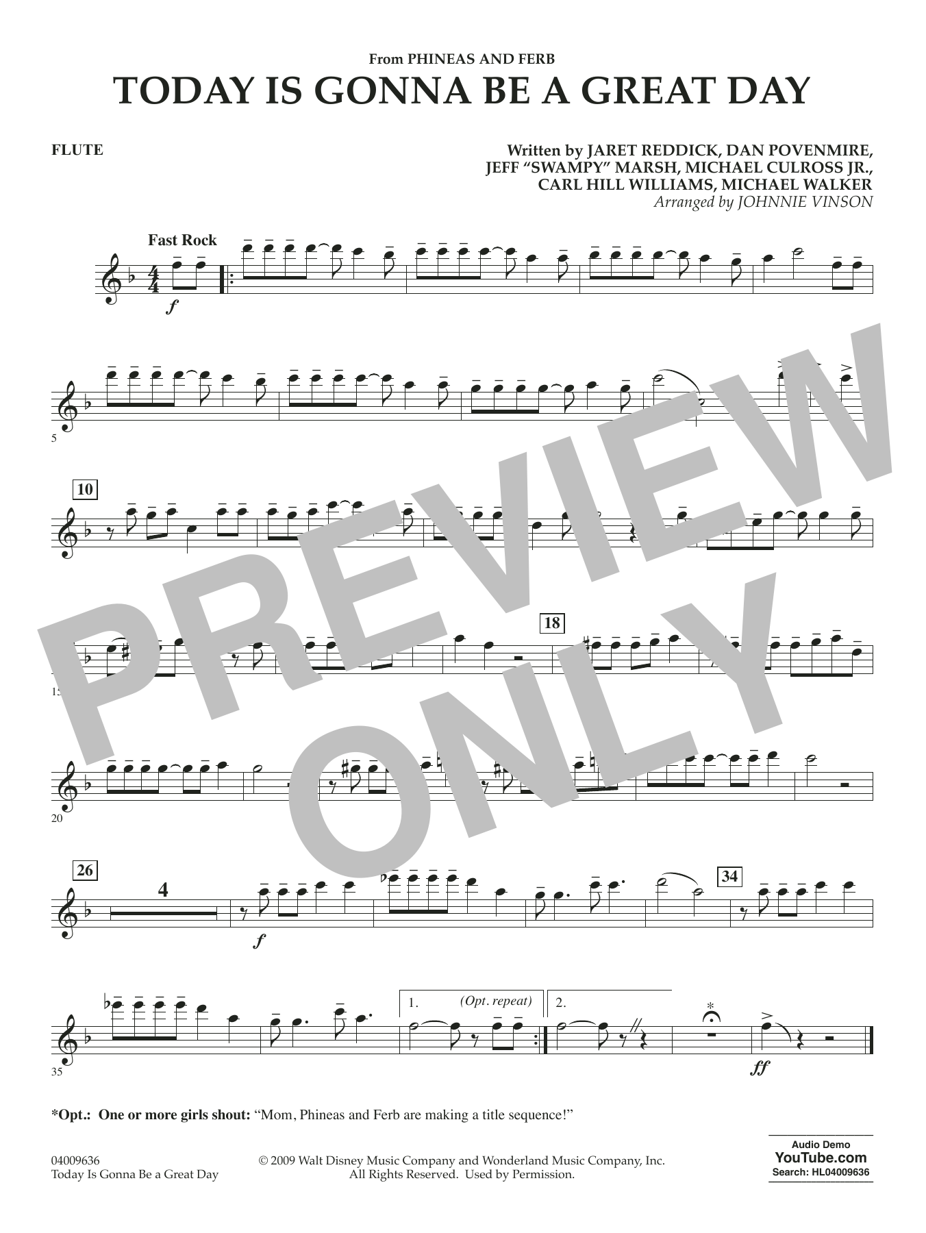 Today Is Gonna Be A Great Day - Flute