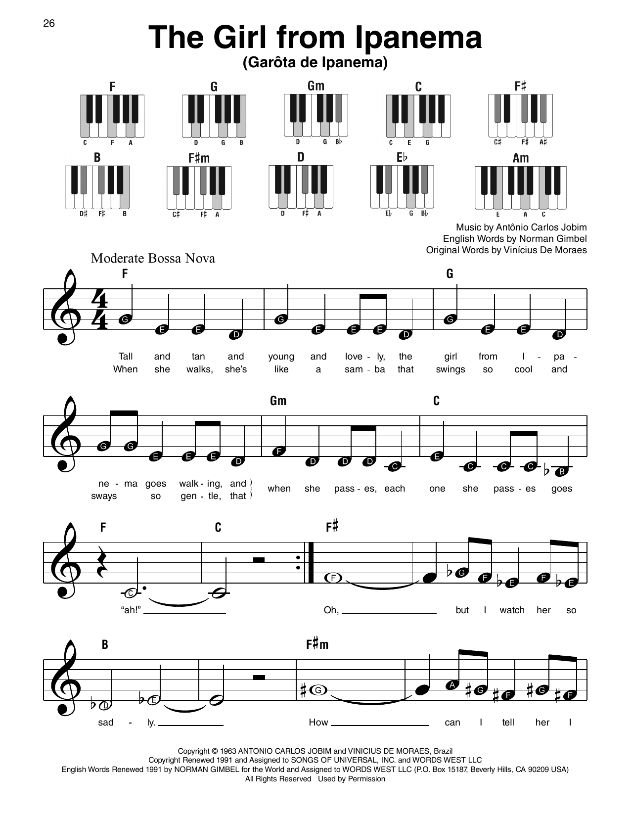 The Girl From Ipanema (GarÃ´ta De Ipanema)