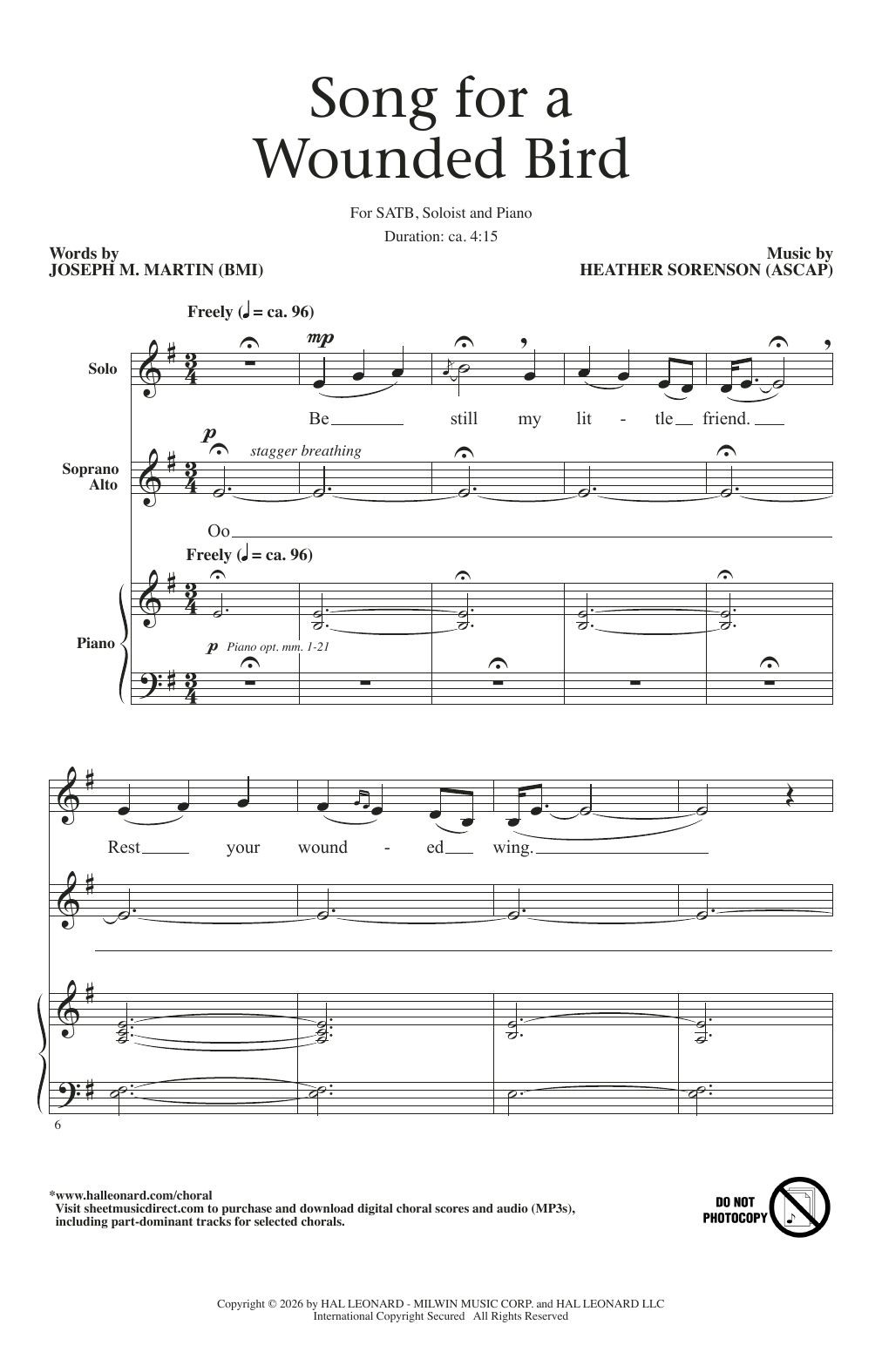 Song For A Wounded Bird