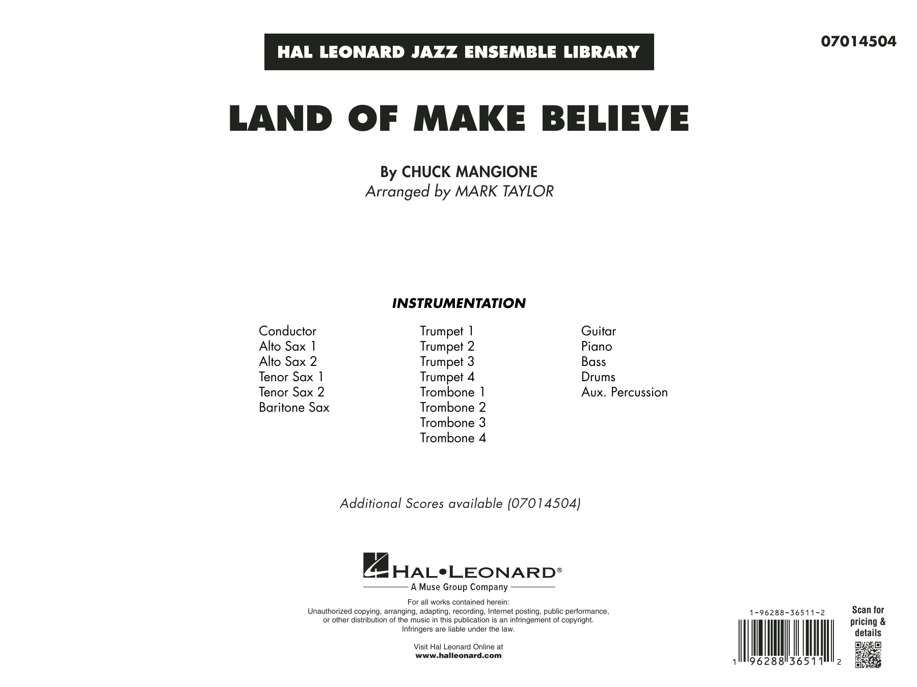 Land of Make Believe (arr. Mark Taylor)