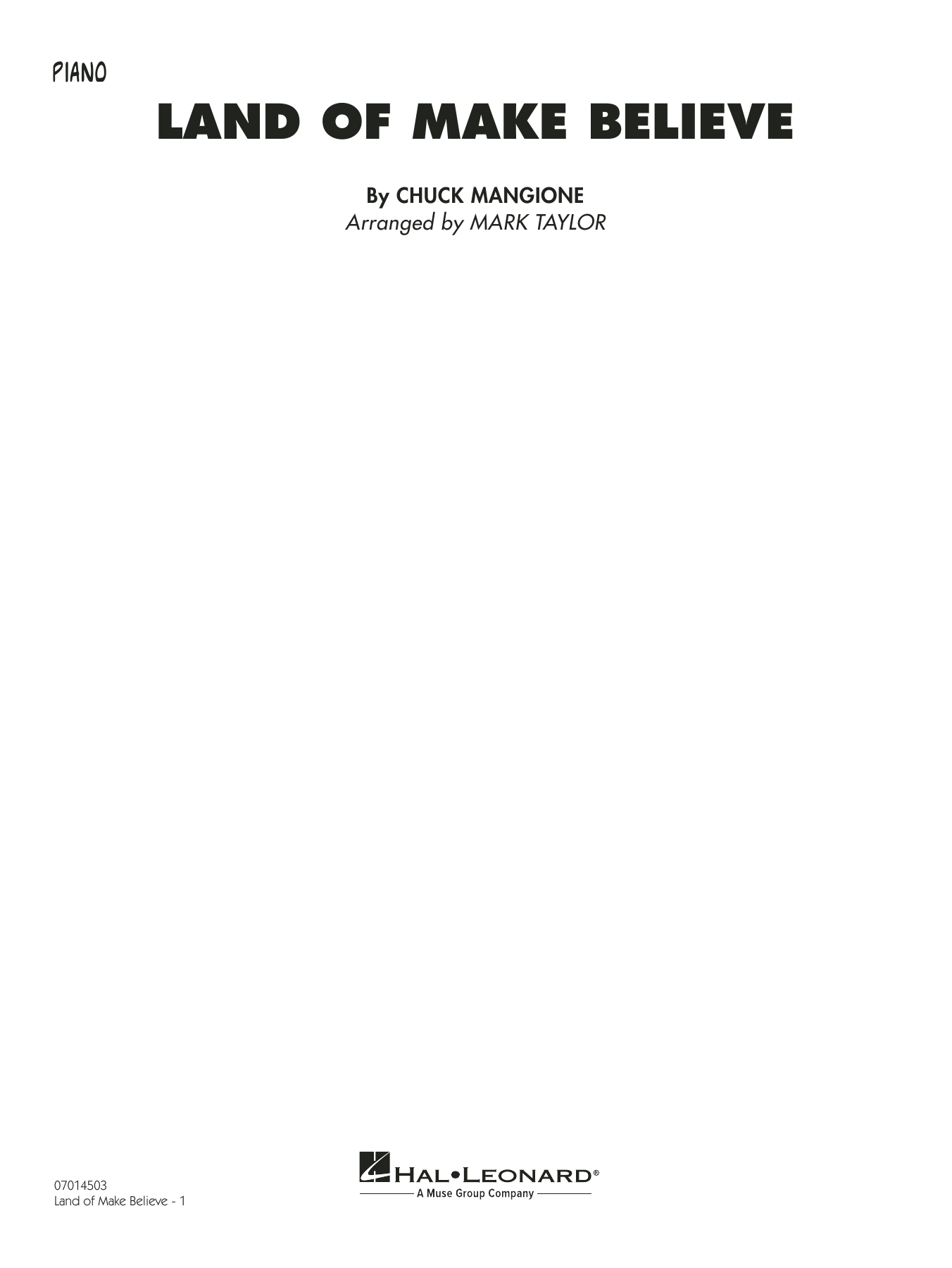 Land of Make Believe (arr. Mark Taylor) - Piano